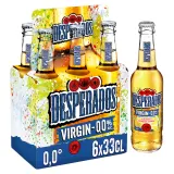 DESPERADOS Bière blonde agrumes citron Virgin sans alcool 0,0% bouteilles