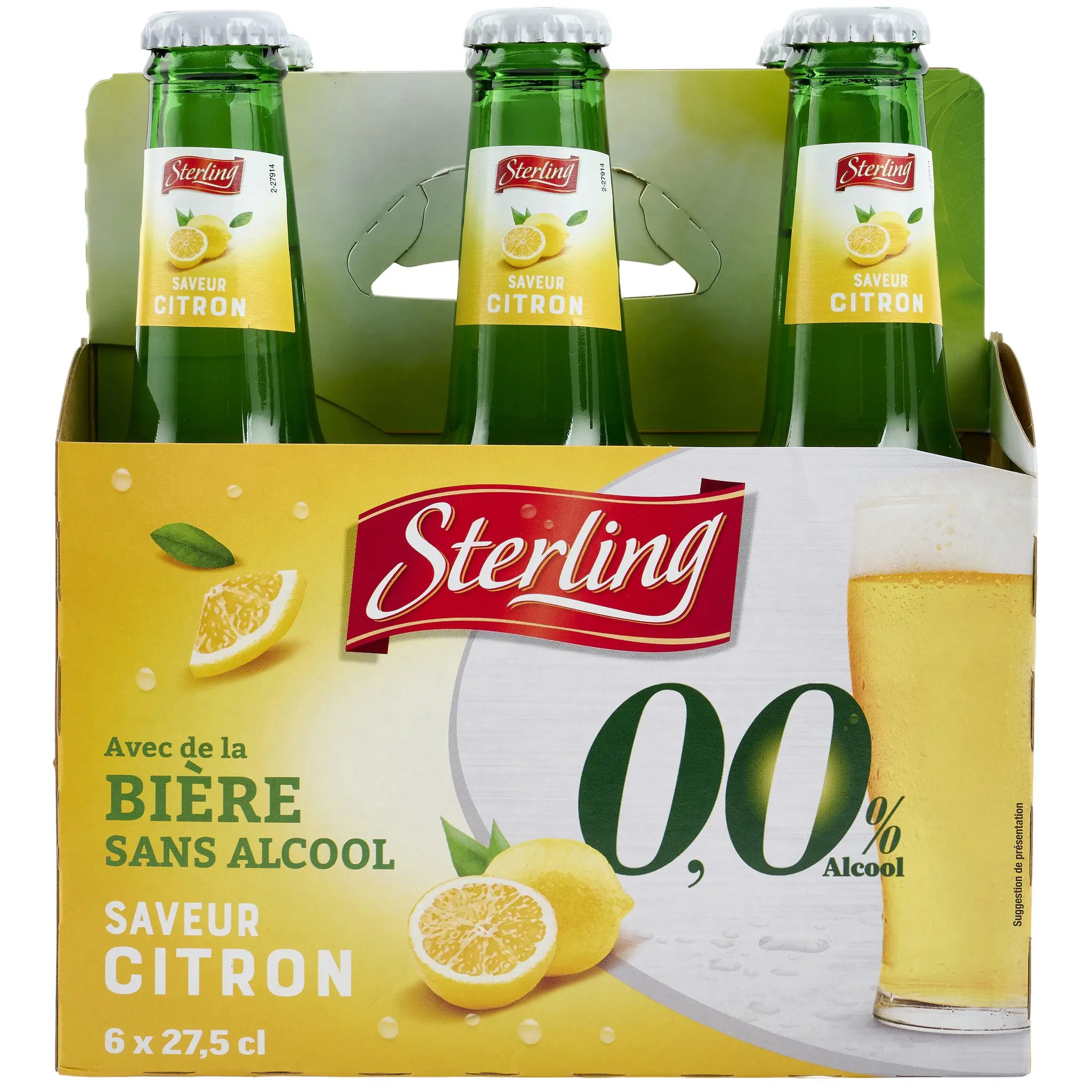 STERLING Bière aromatisée citron 0% bouteilles
