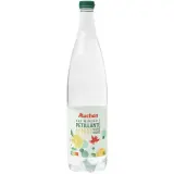 AUCHAN Eau minérale naturelle gazeuse au citron