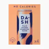 DASH WATER Eau gazeuse infusée à la pêche