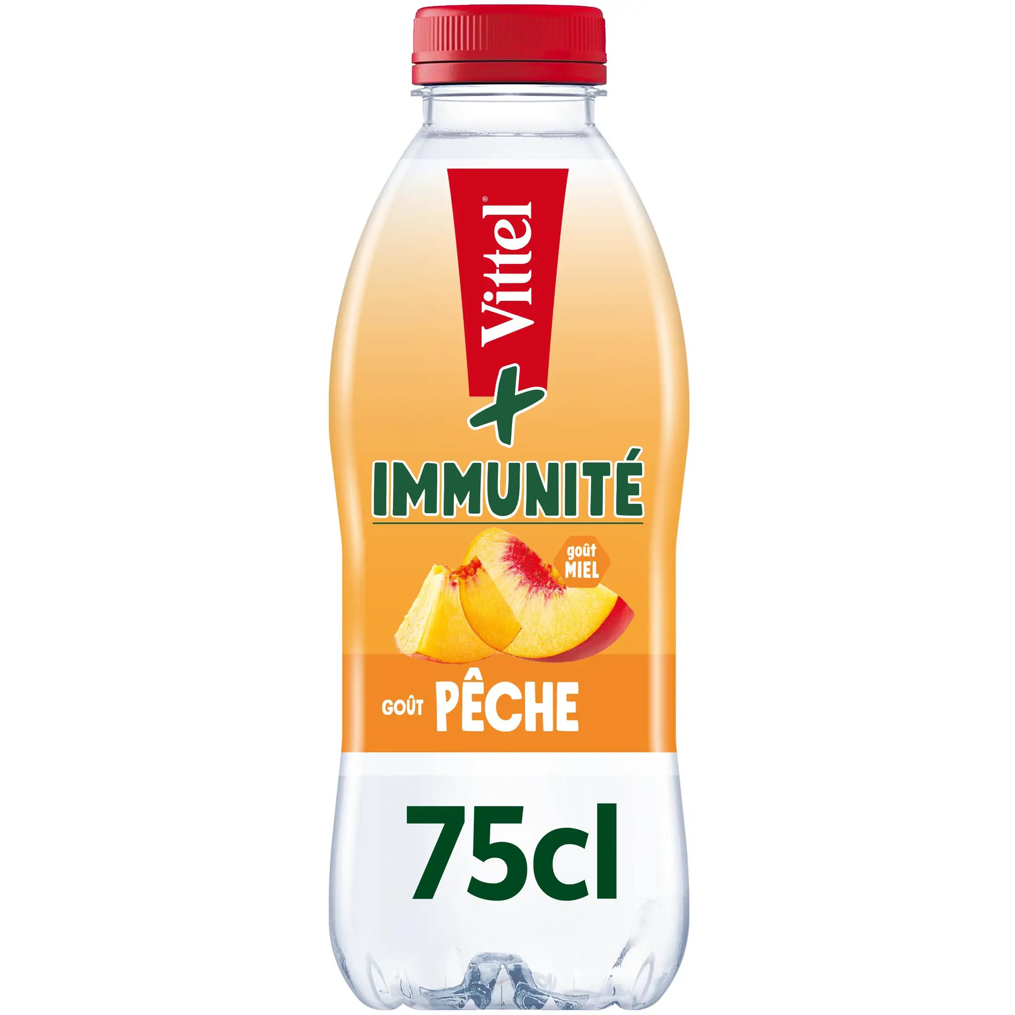 VITTEL + Immunité Eau minérale naturelle goût pêche