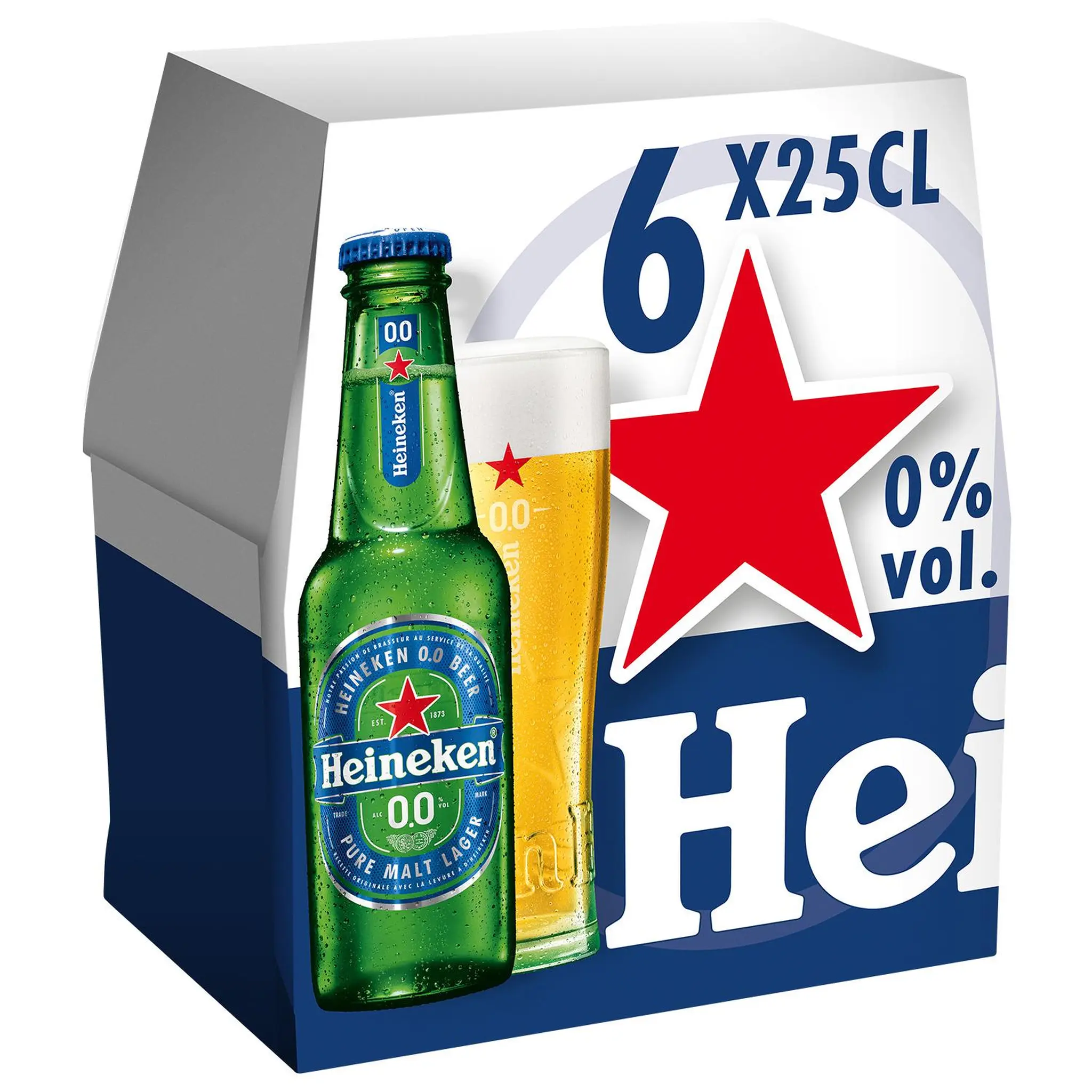 HEINEKEN Bière blonde sans alcool 0,0% bouteilles