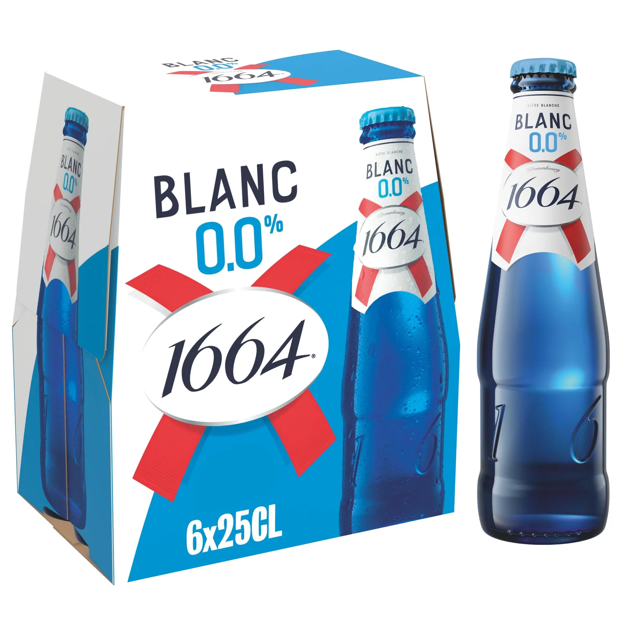 1664 Blanc Bière blanche sans alcool 0.0% bouteilles