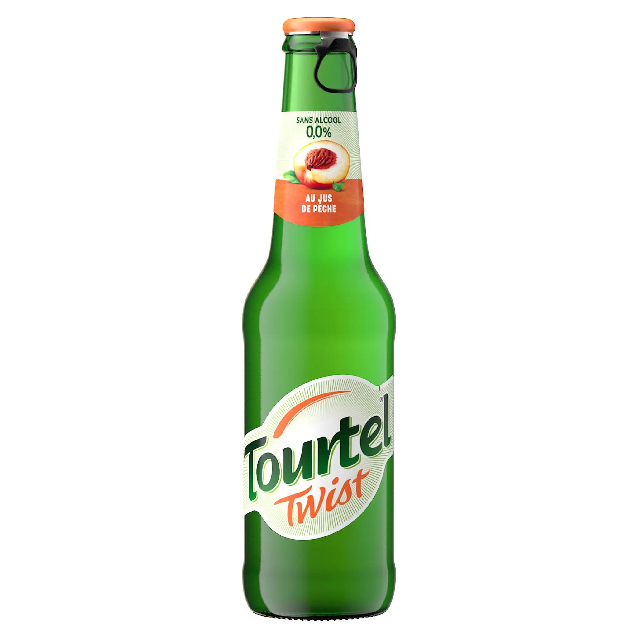 TOURTEL TWIST Boisson aromatisé à base de bière et pêche 0.0%