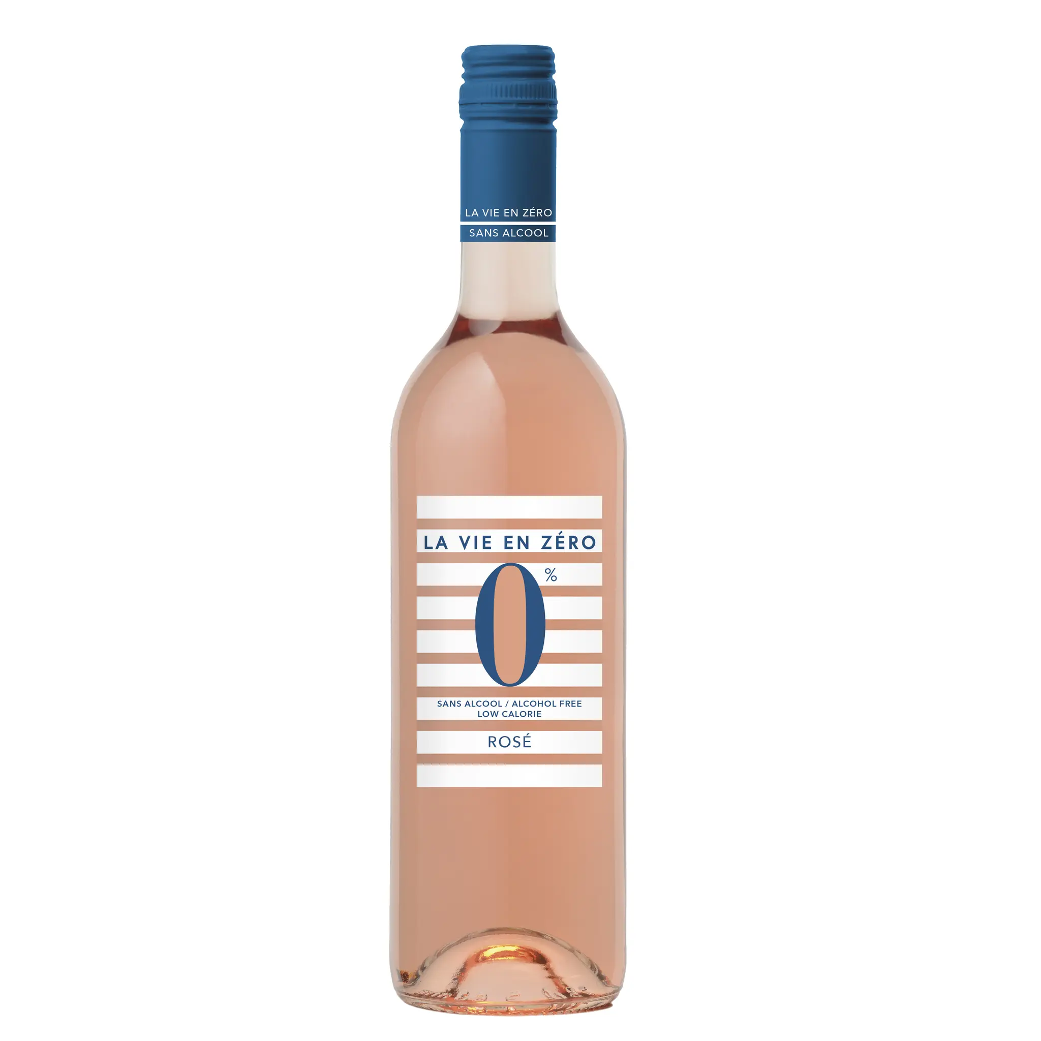 La vie en zéro Vin sans alcool rosé