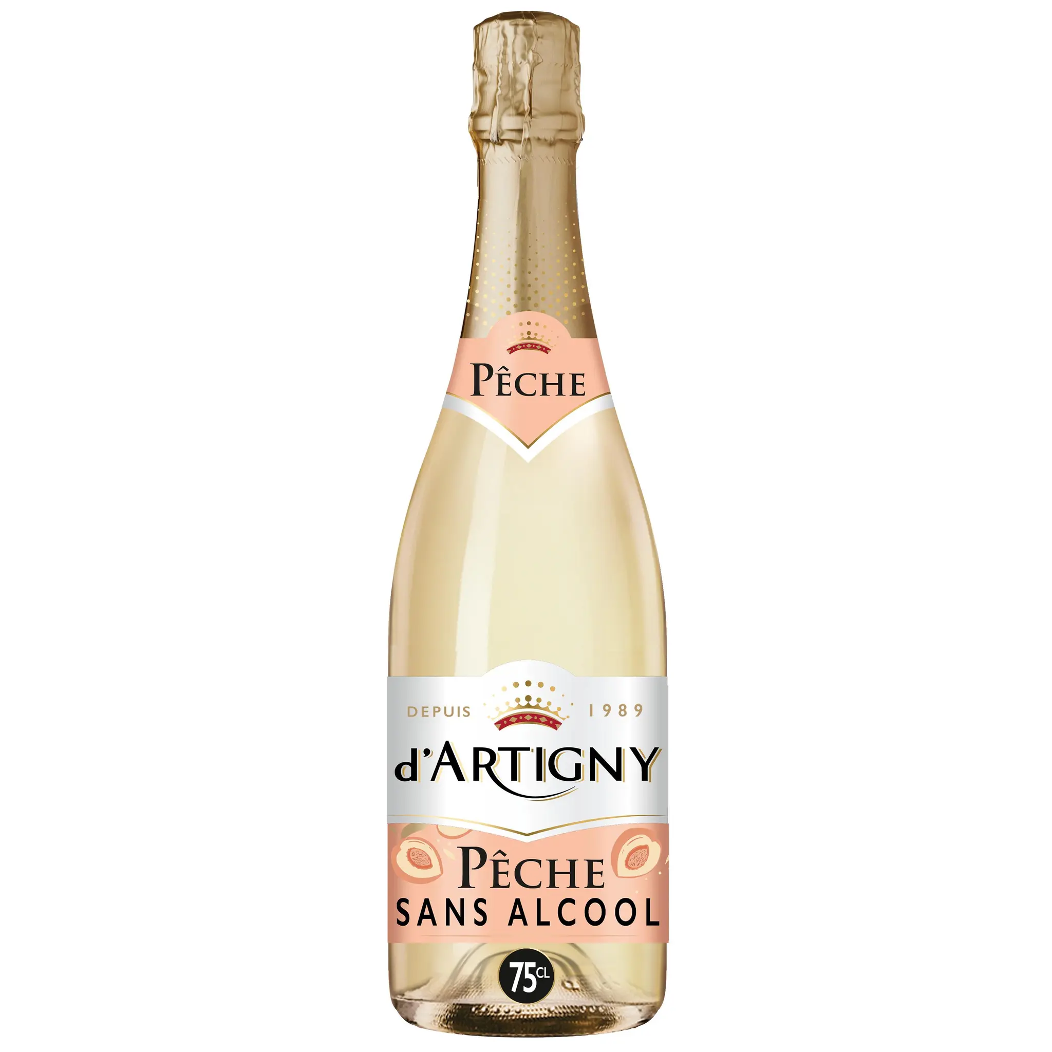 D'ARTIGNY Boisson pétillante sans alcool pêche