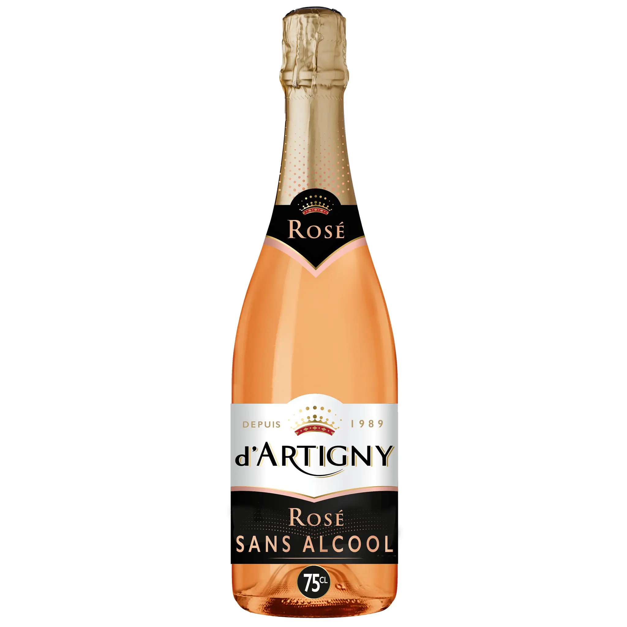 D'ARTIGNY Boisson pétillante rosé sans alcool