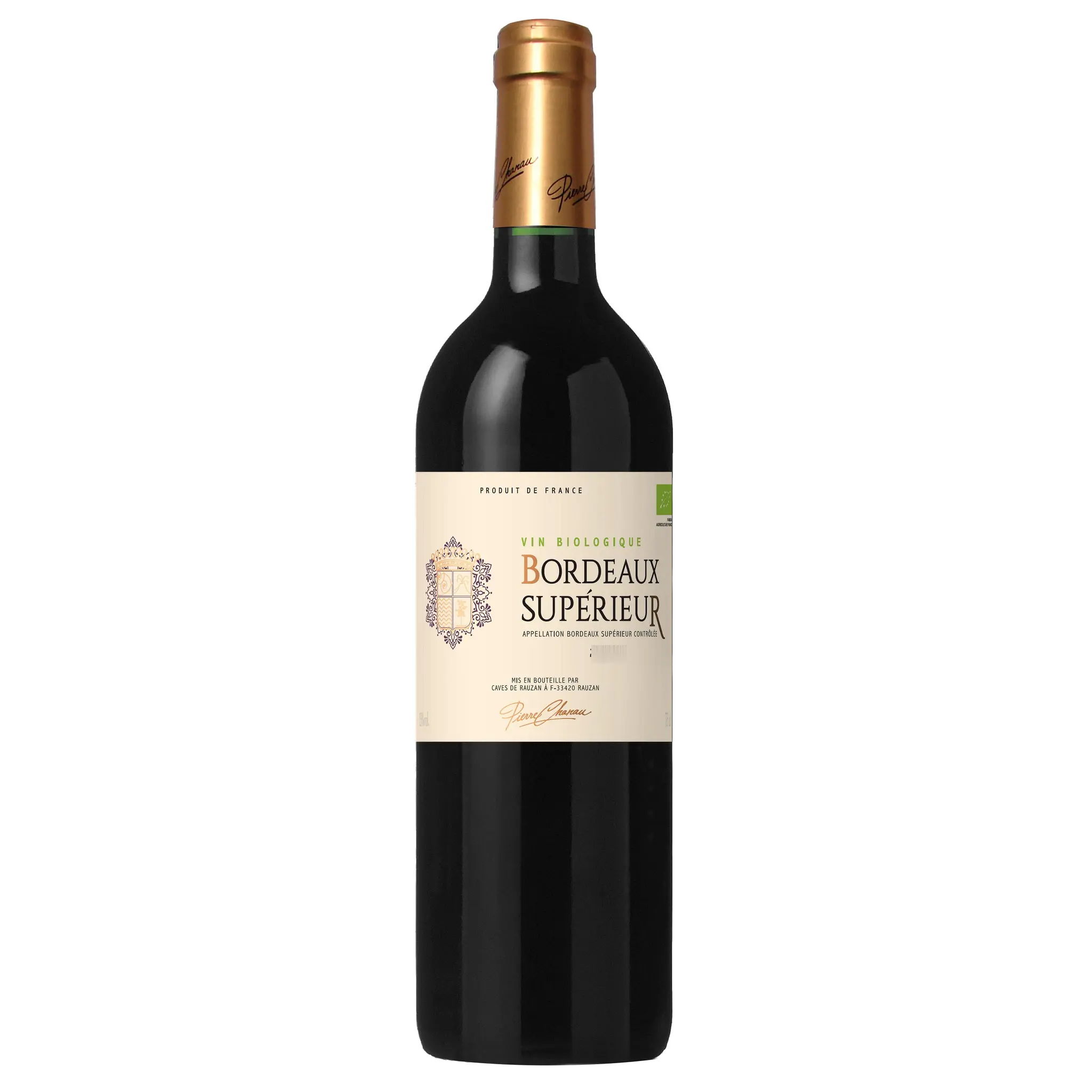 PIERRE CHANAU CULTIVONS LE BON AOP Bordeaux Supérieur rouge bio