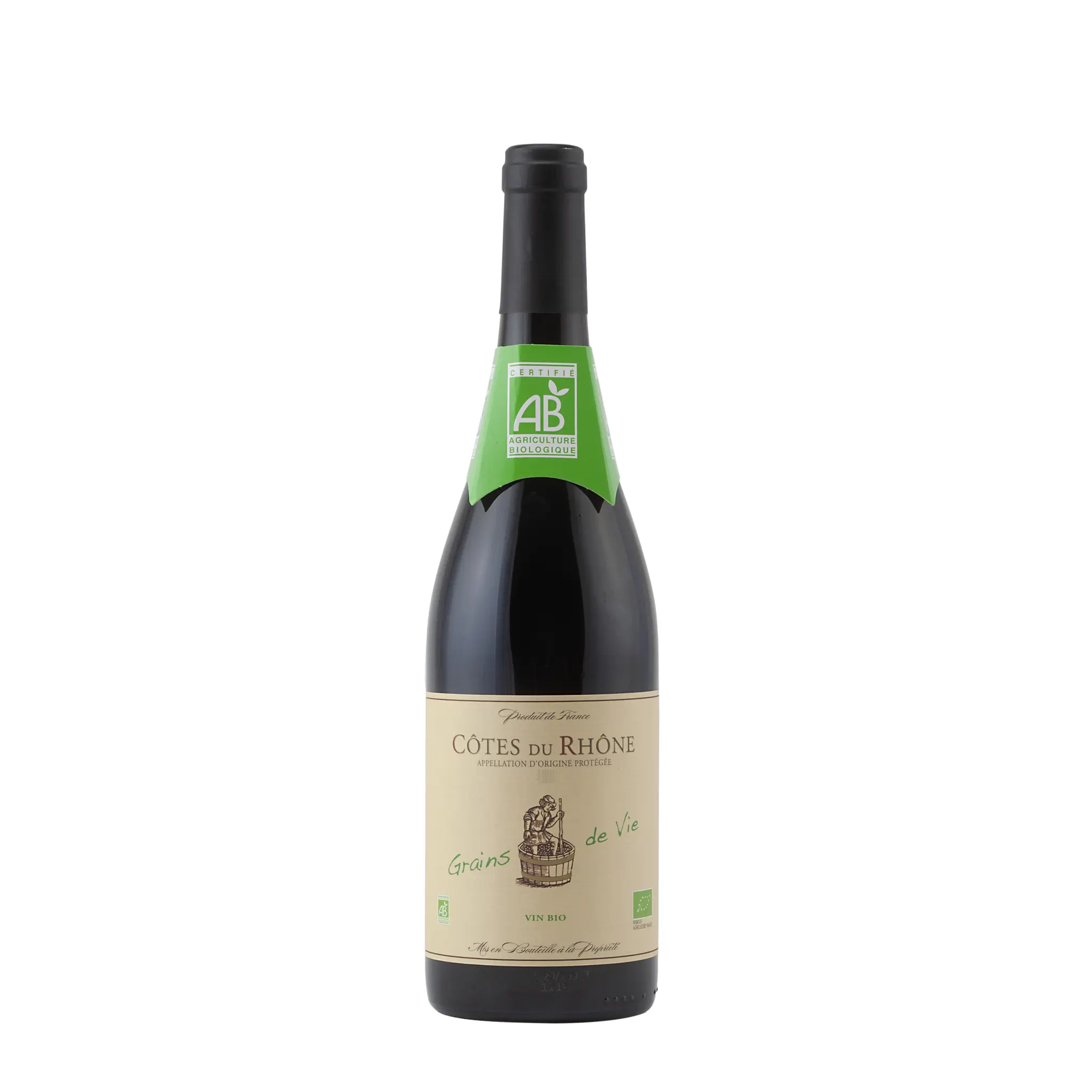 AOP Côtes-du-Rhône Grains de Vie bio