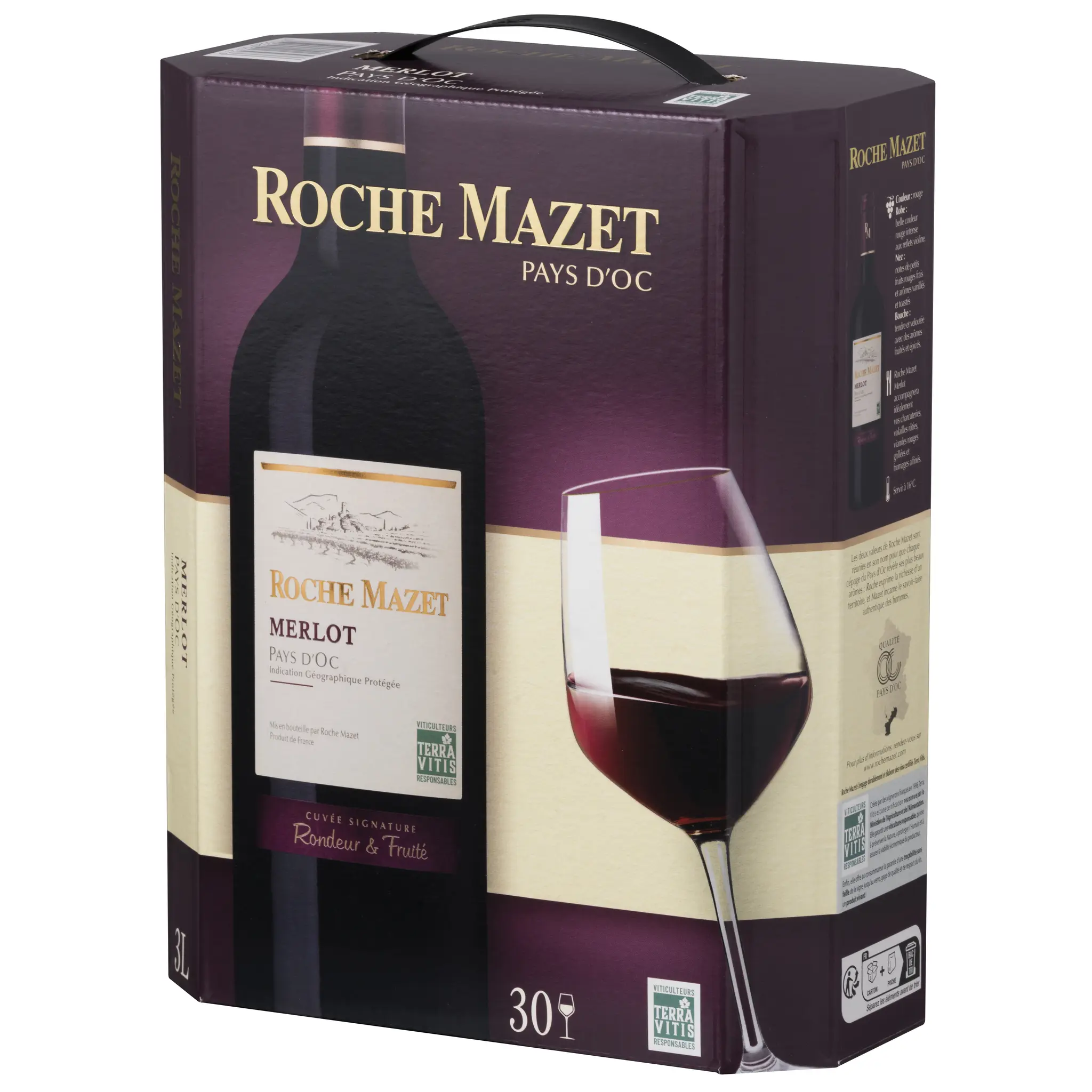 ROCHE MAZET IGP Pays-d'Oc Merlot Roche Mazet rouge