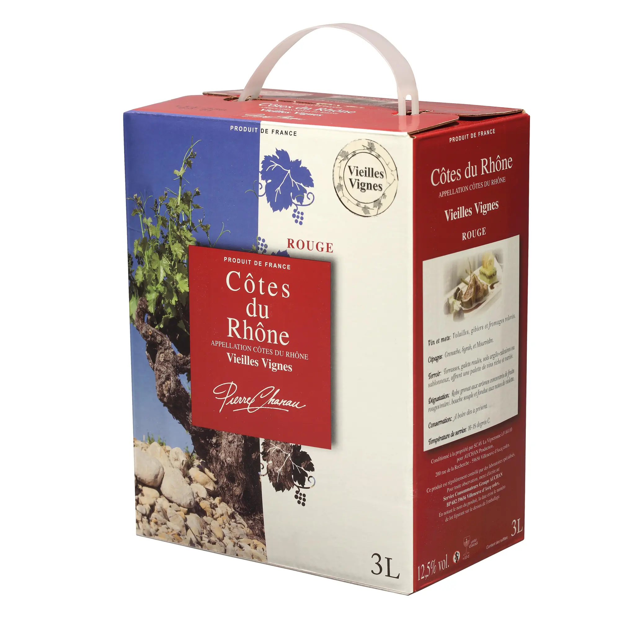 PIERRE CHANAU CULTIVONS LE BON Vin rouge AOP Côtes-du-Rhône vieilles vignes