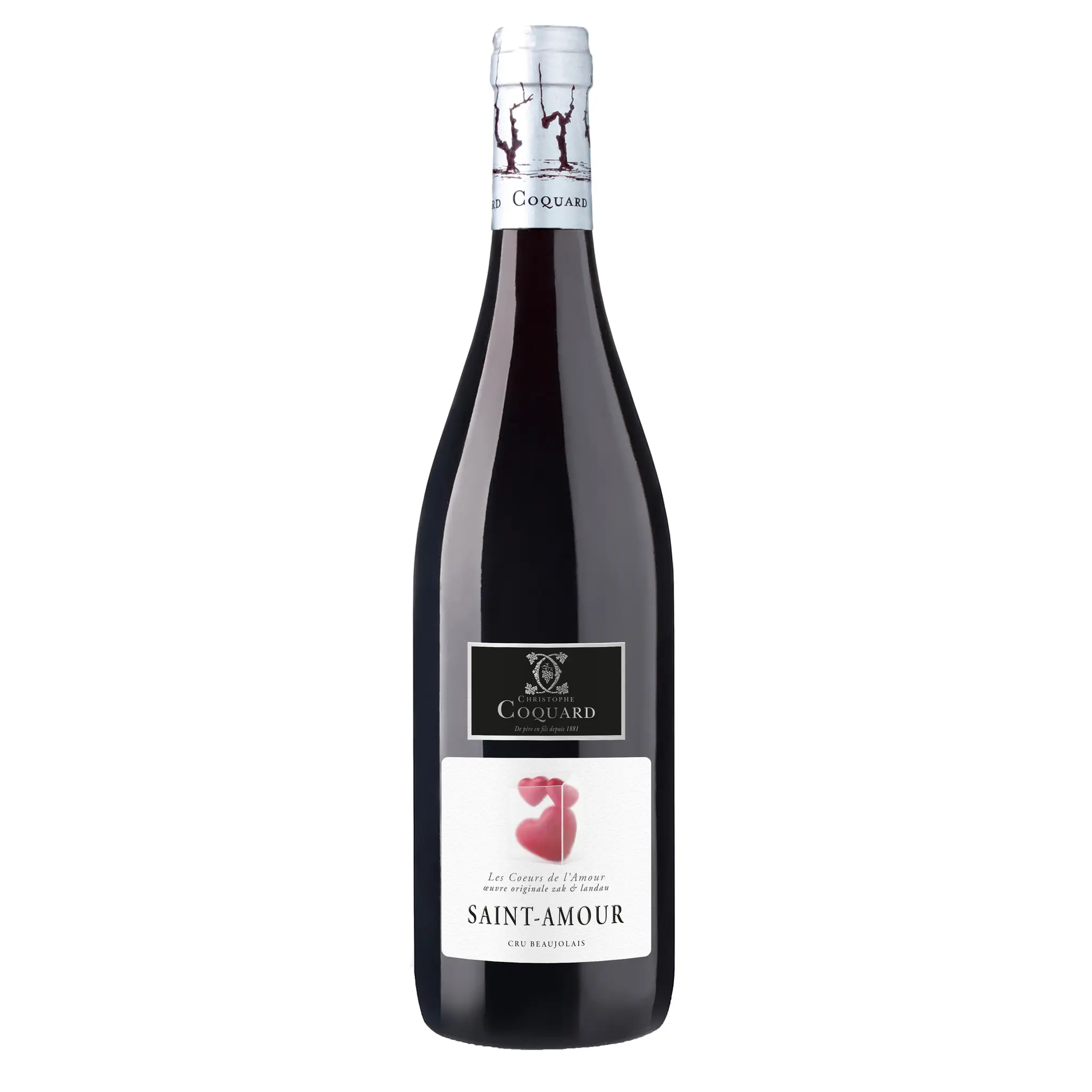 Vin rouge AOP Saint-Amour Christophe Coquard Les Coeurs de L'Amour