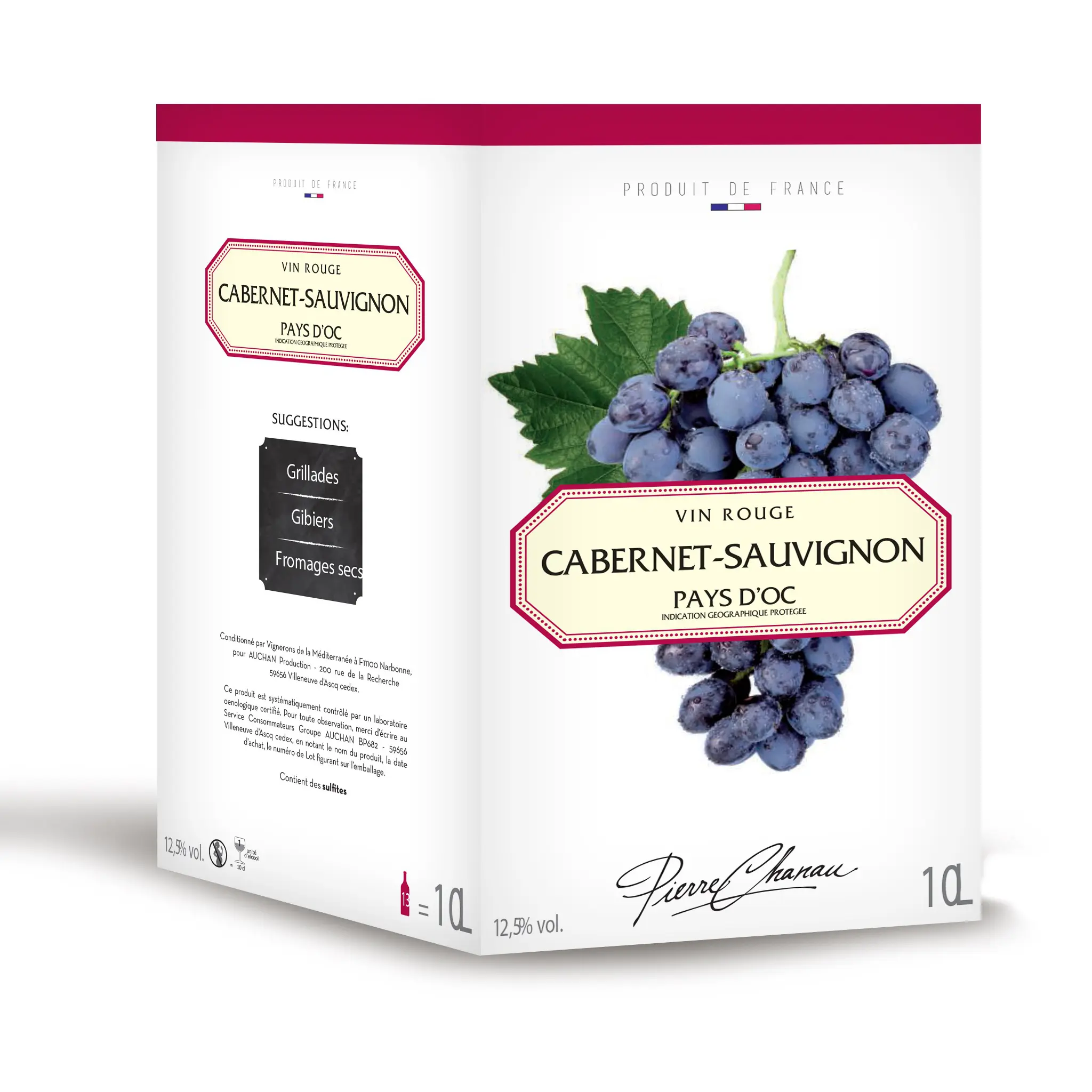 PIERRE CHANAU IGP Pays-d'Oc Cabernet Sauvignon rouge