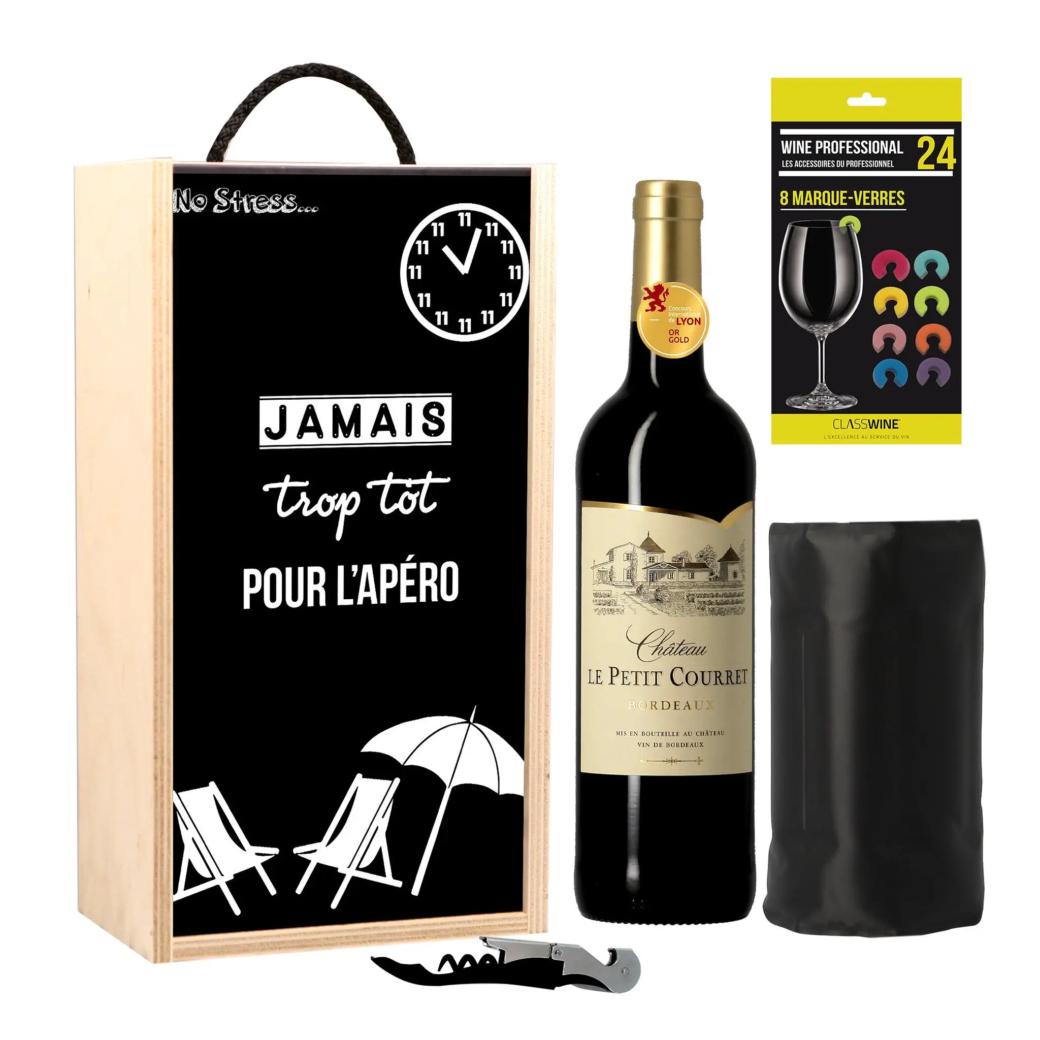 AOP Bordeaux Coffret Château Petit Courret