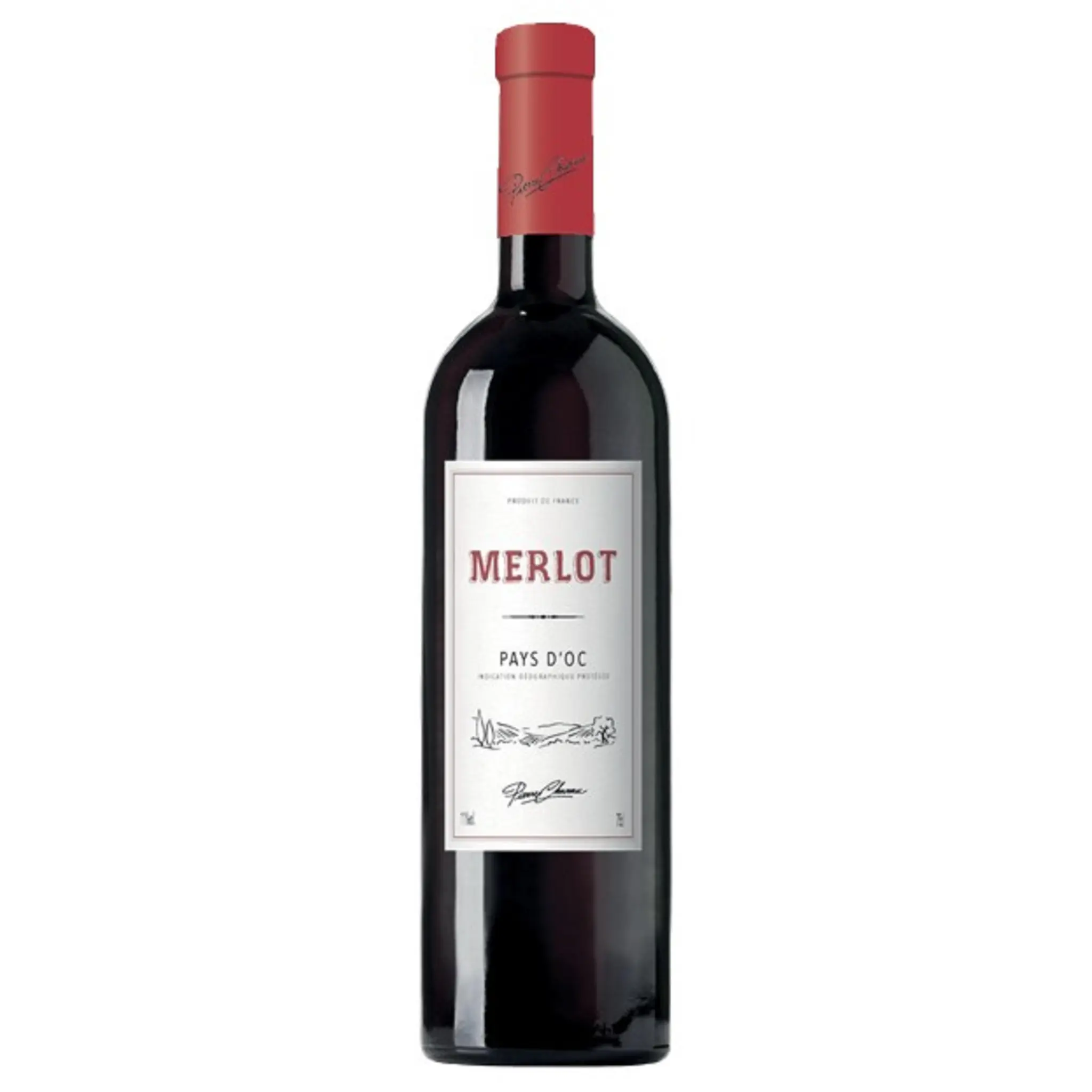 PIERRE CHANAU Vin rouge IGP Pays-d'Oc merlot