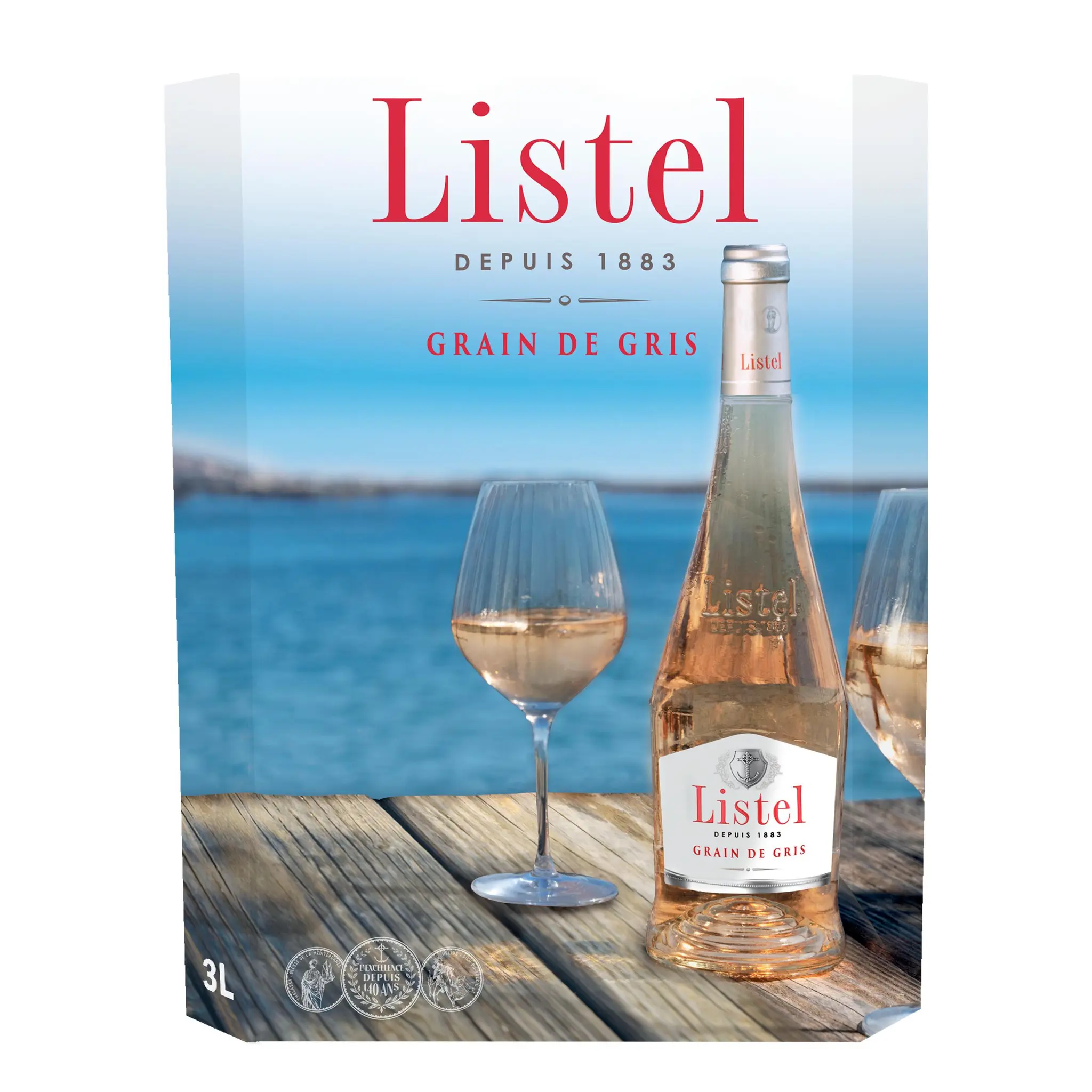 LISTEL IGP Terre-du-Midi Grain de Gris rosé
