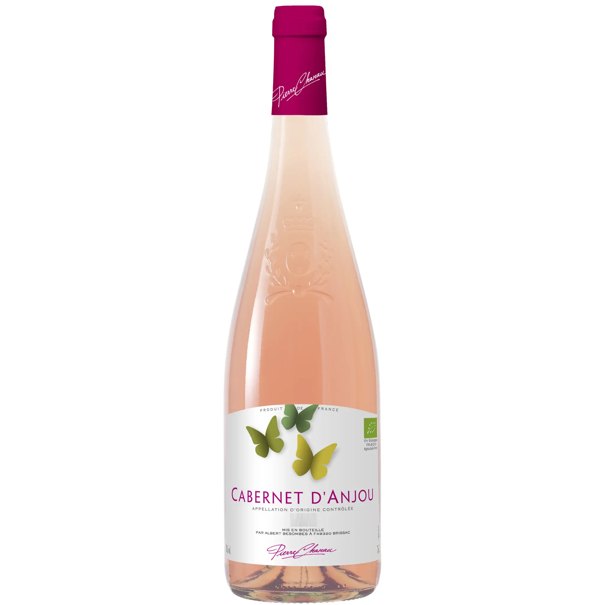 PIERRE CHANAU CULTIVONS LE BON AOP Cabernet d'Anjou rosé bio