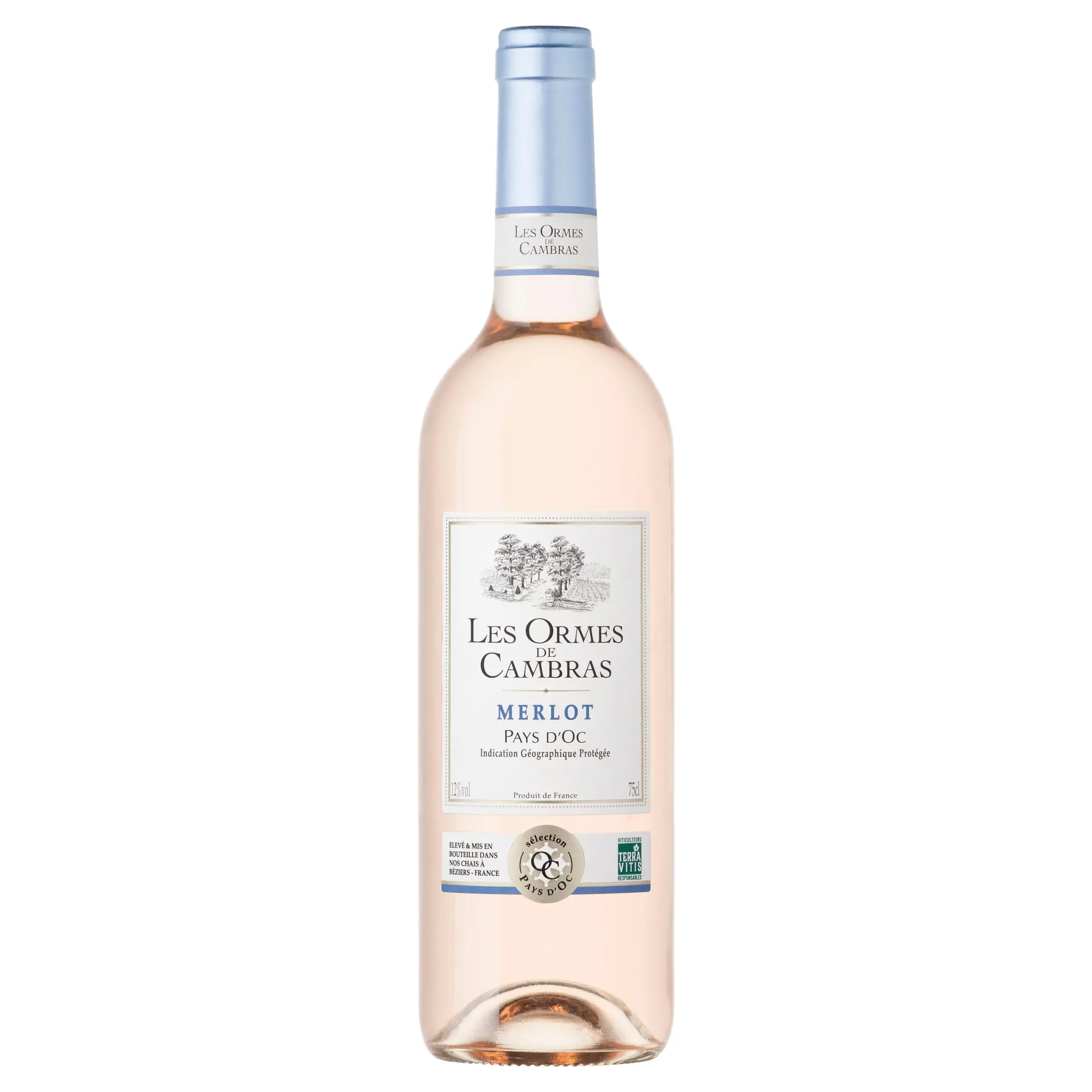 LES ORMES DE CAMBRAS IGP Pays-d'Oc merlot cuvée réservée rosé