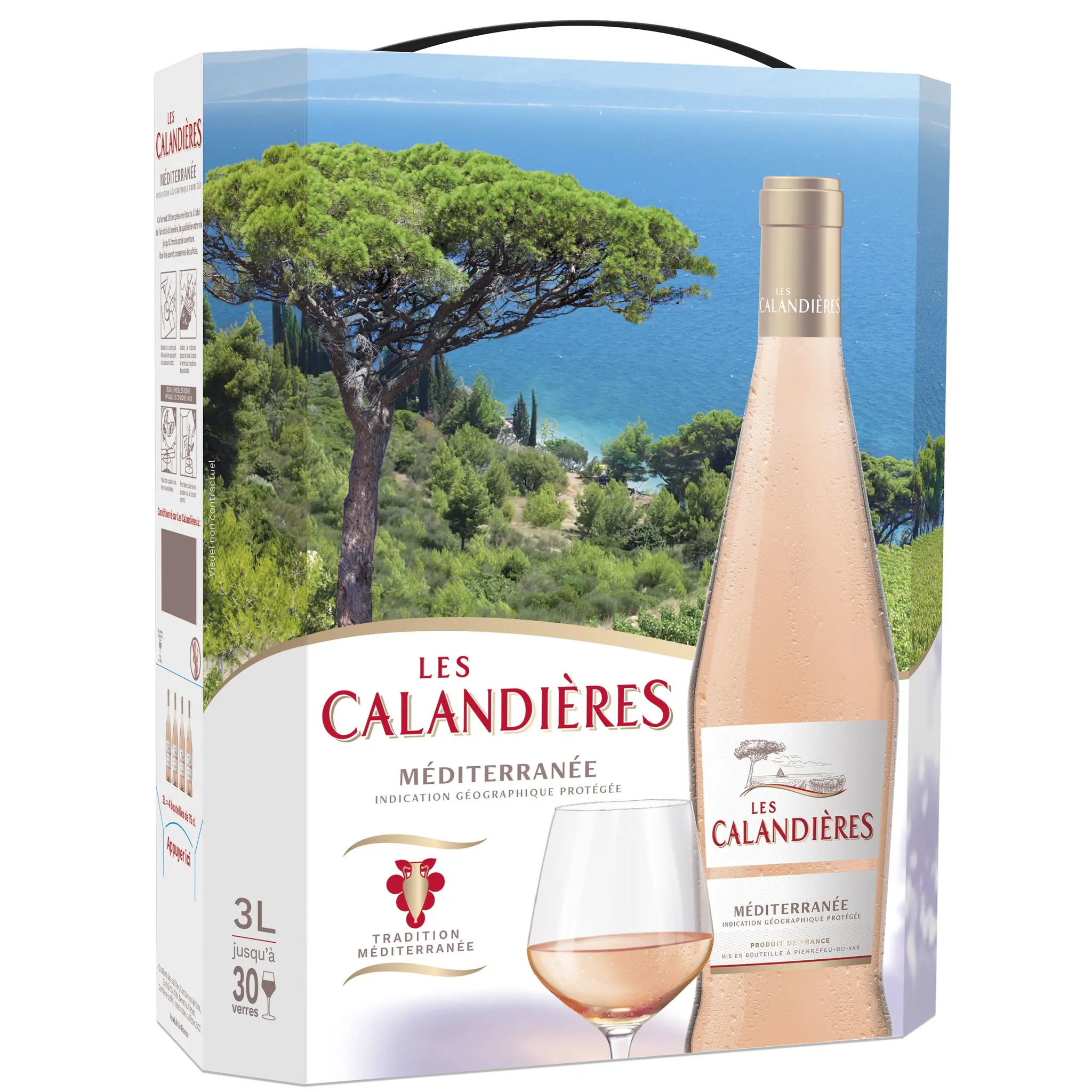 IGP Méditerranée Les Calandières rosé