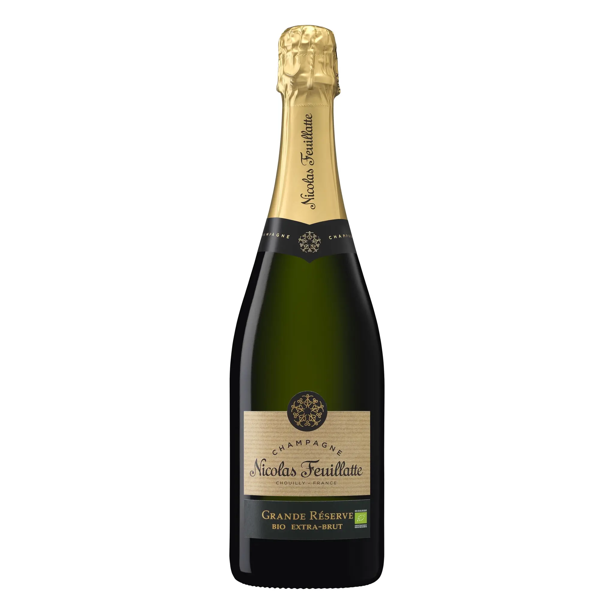 NICOLAS FEUILLATTE Champagne extra-brut grande réserve bio