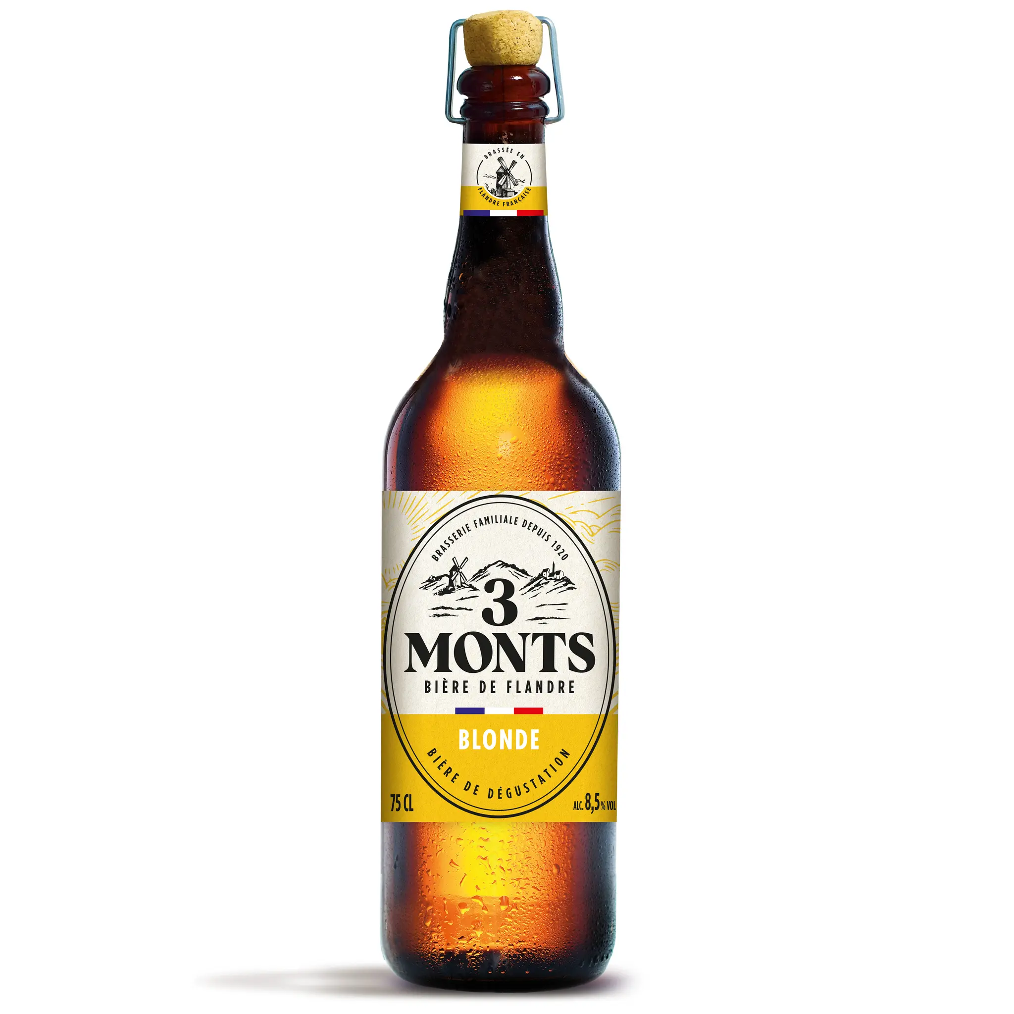 3 MONTS Bière blonde de Flandre 8,5%