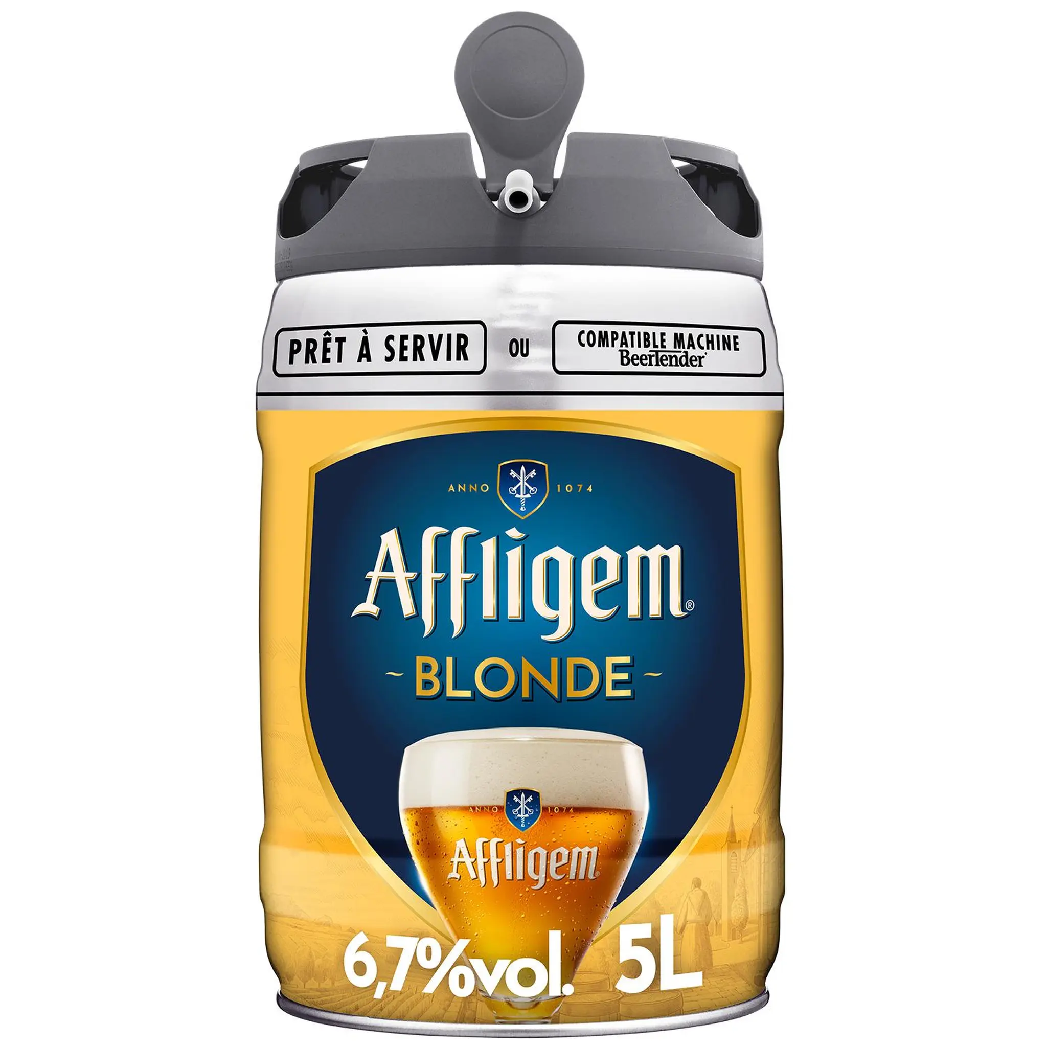 AFFLIGEM Bière blonde belge d'abbaye 6,7% fût pression