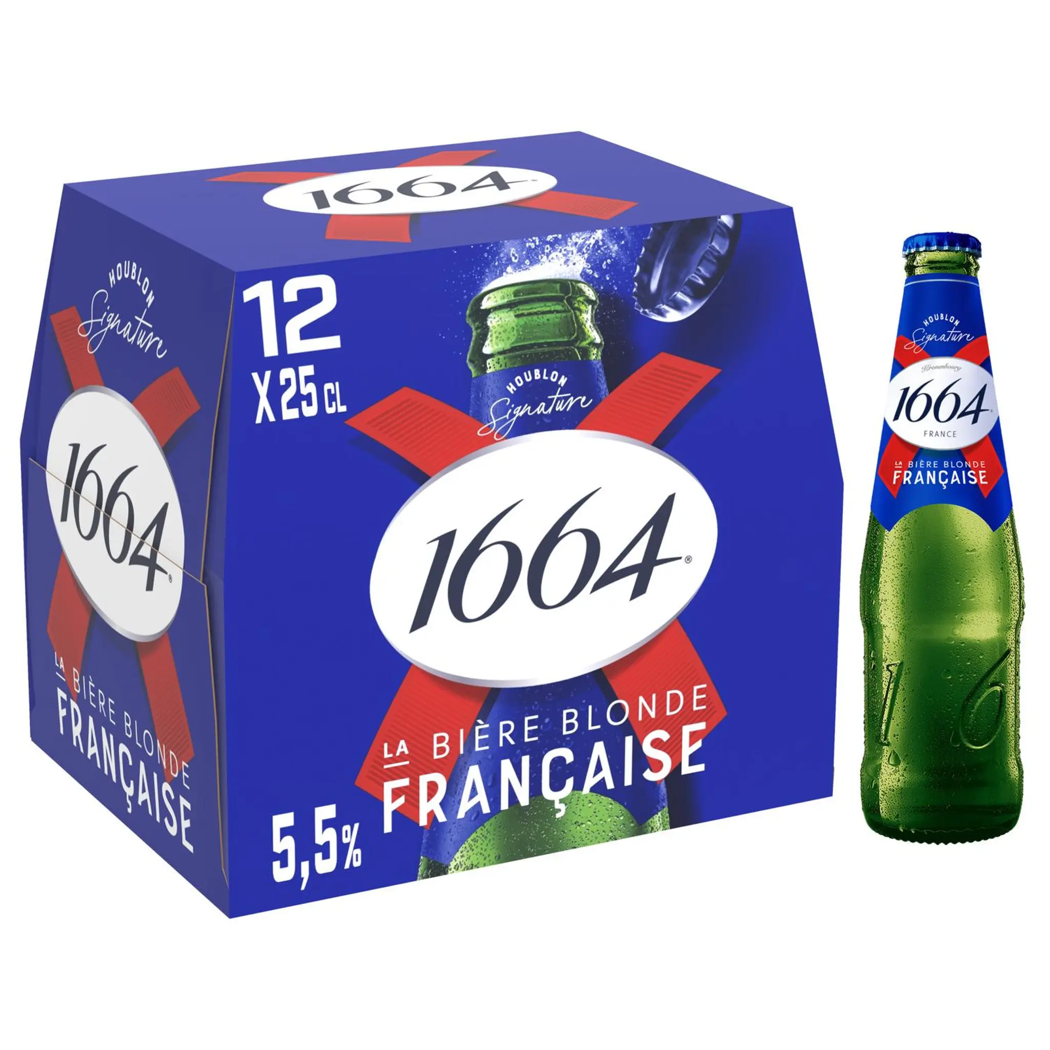 1664 Bière blonde 5,5% pack