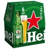 HEINEKEN Bière blonde premium 5% pack bouteilles