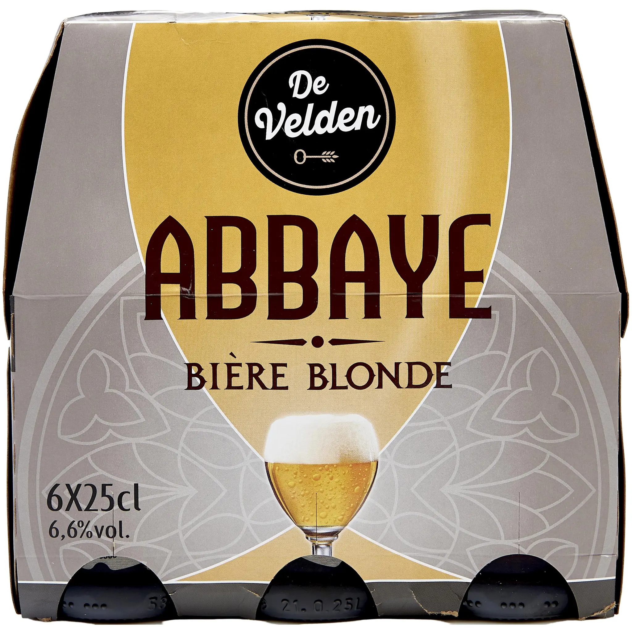 DE VELDEN Bière blonde d'abbaye 6,6% pack bouteilles