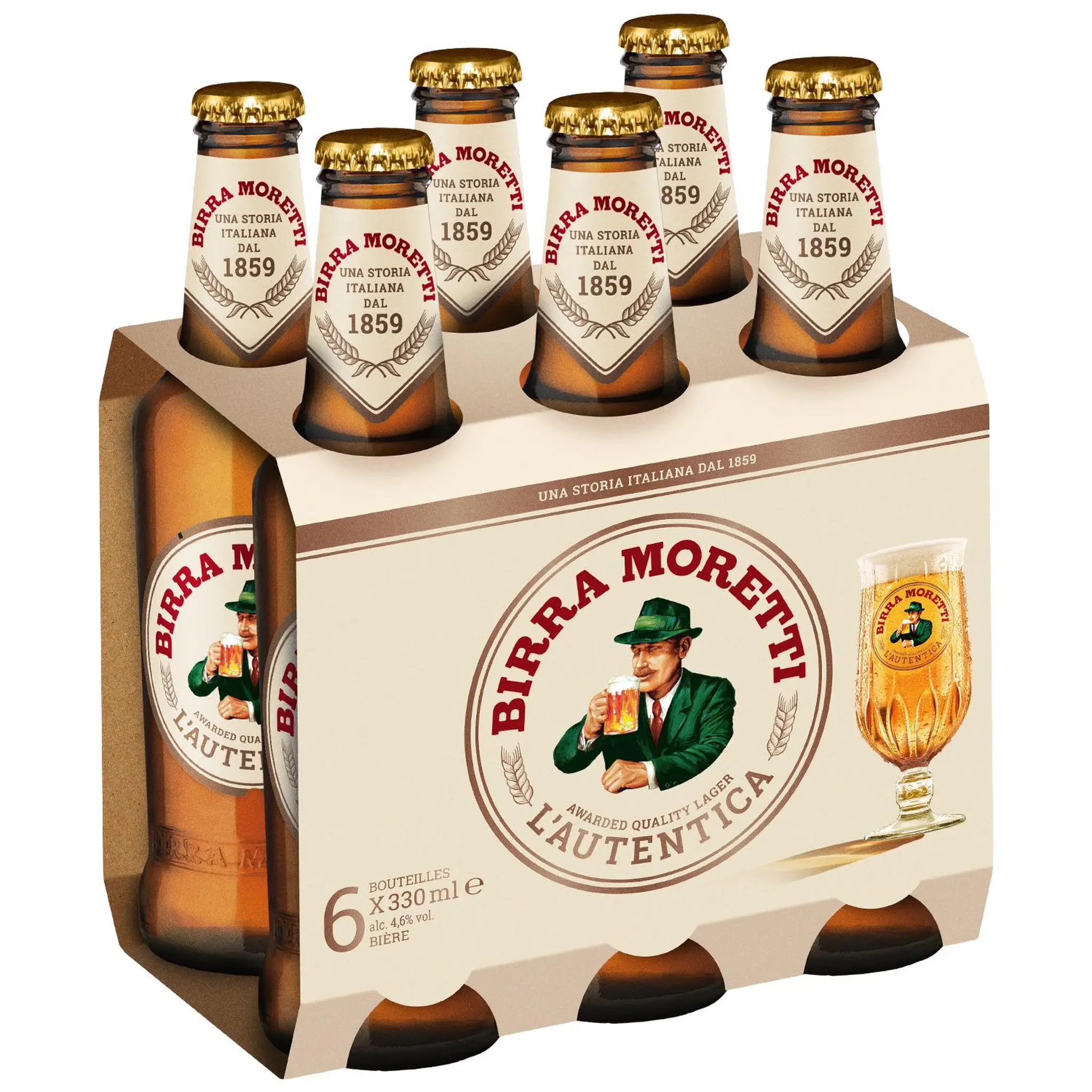 BIRRA MORETTI Bière blonde italienne 4.6%