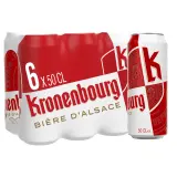 KRONENBOURG Bière blonde légère 4,2% boîtes