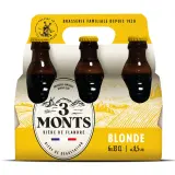 3 MONTS Bière blonde des Flandres 8,5% coffret bouteilles