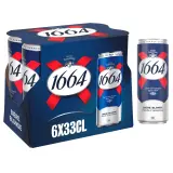 1664 Bière blonde 5.5° boîtes
