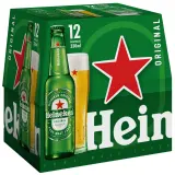 HEINEKEN Bière blonde 5% pack bouteilles