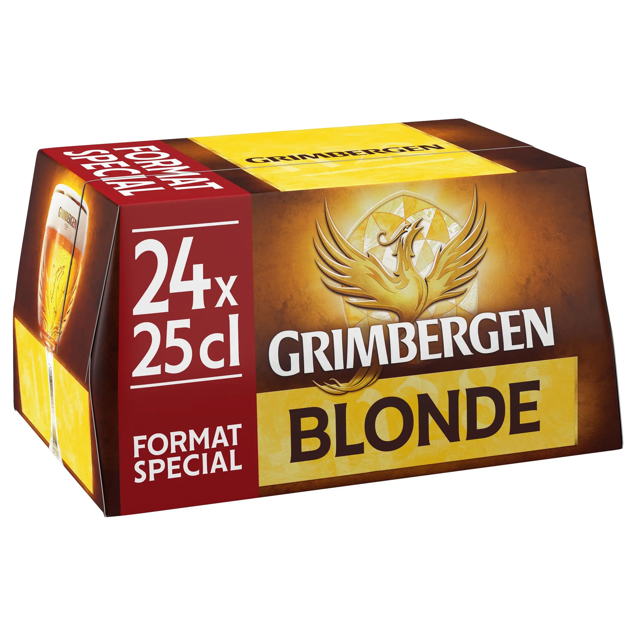 GRIMBERGEN Bière blonde d'Abbaye 6,7% pack bouteilles
