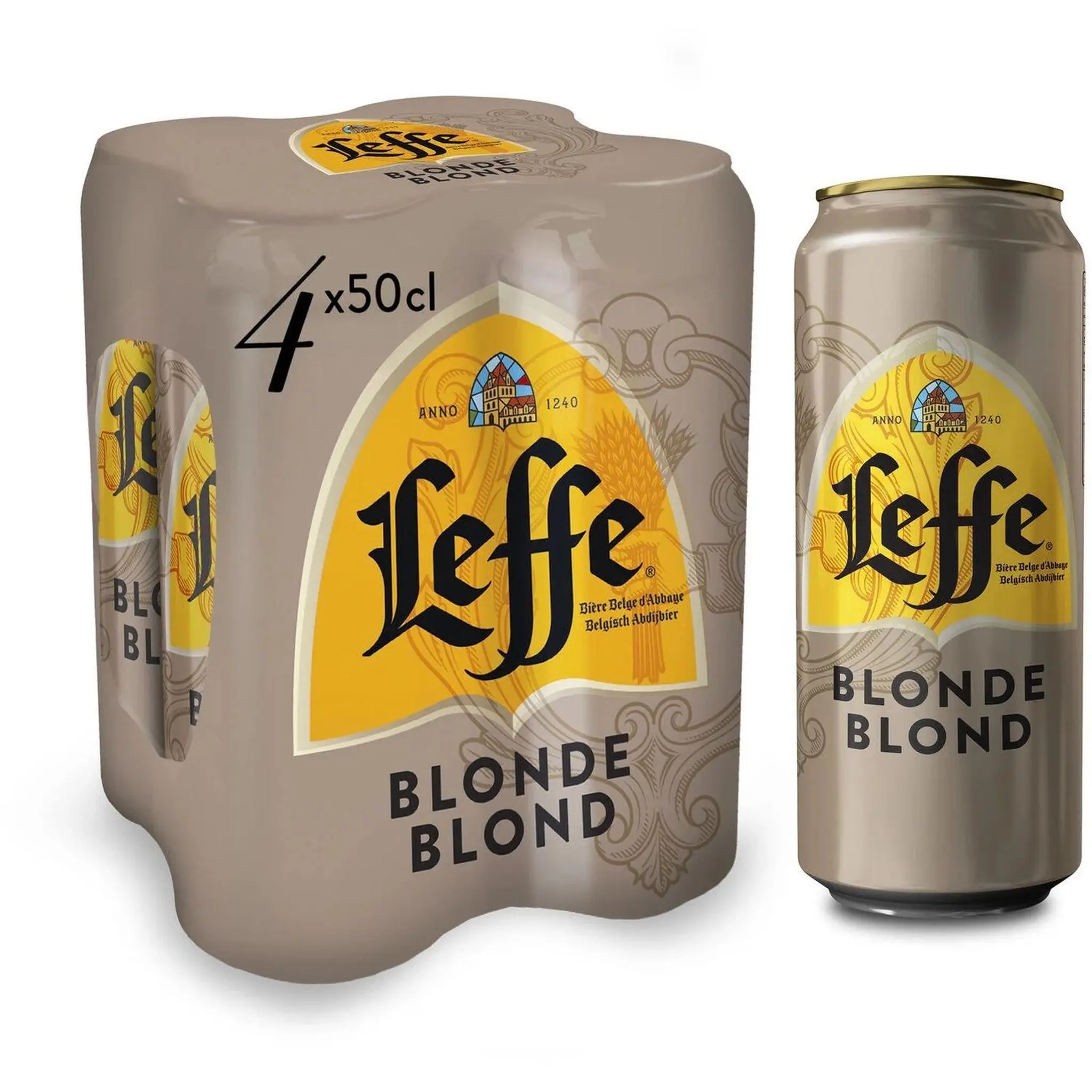 LEFFE Bière blonde 6.6% boîte