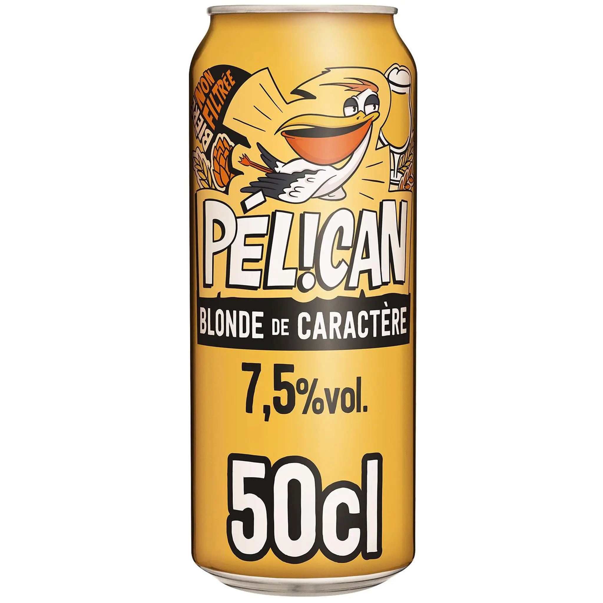 PELICAN Bière blonde de caractère non filtrée 7.5% boîte