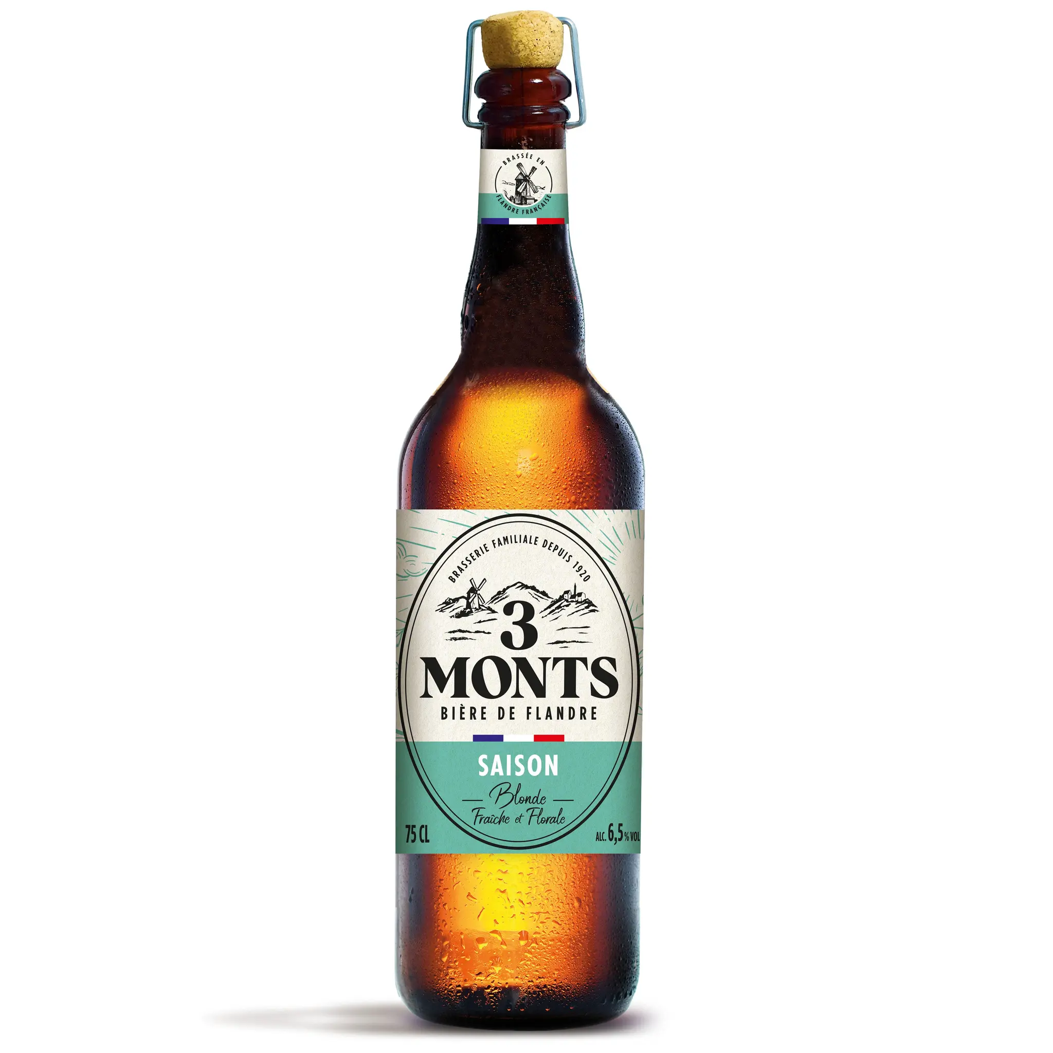 3 MONTS Bière des Flandres saison 2 houblons 6,5% bouteille