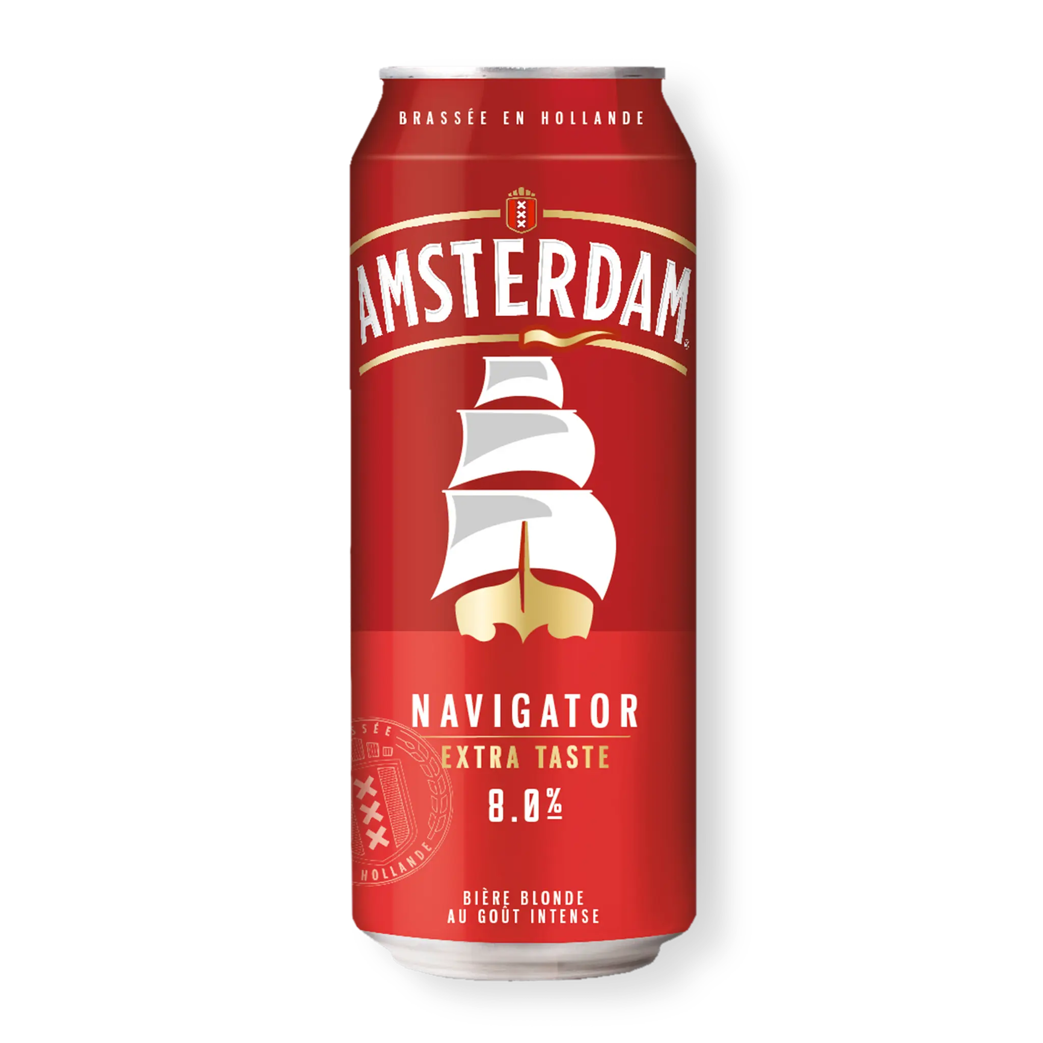 AMSTERDAM Bière blonde Navigator extra intense 8,4% boîte