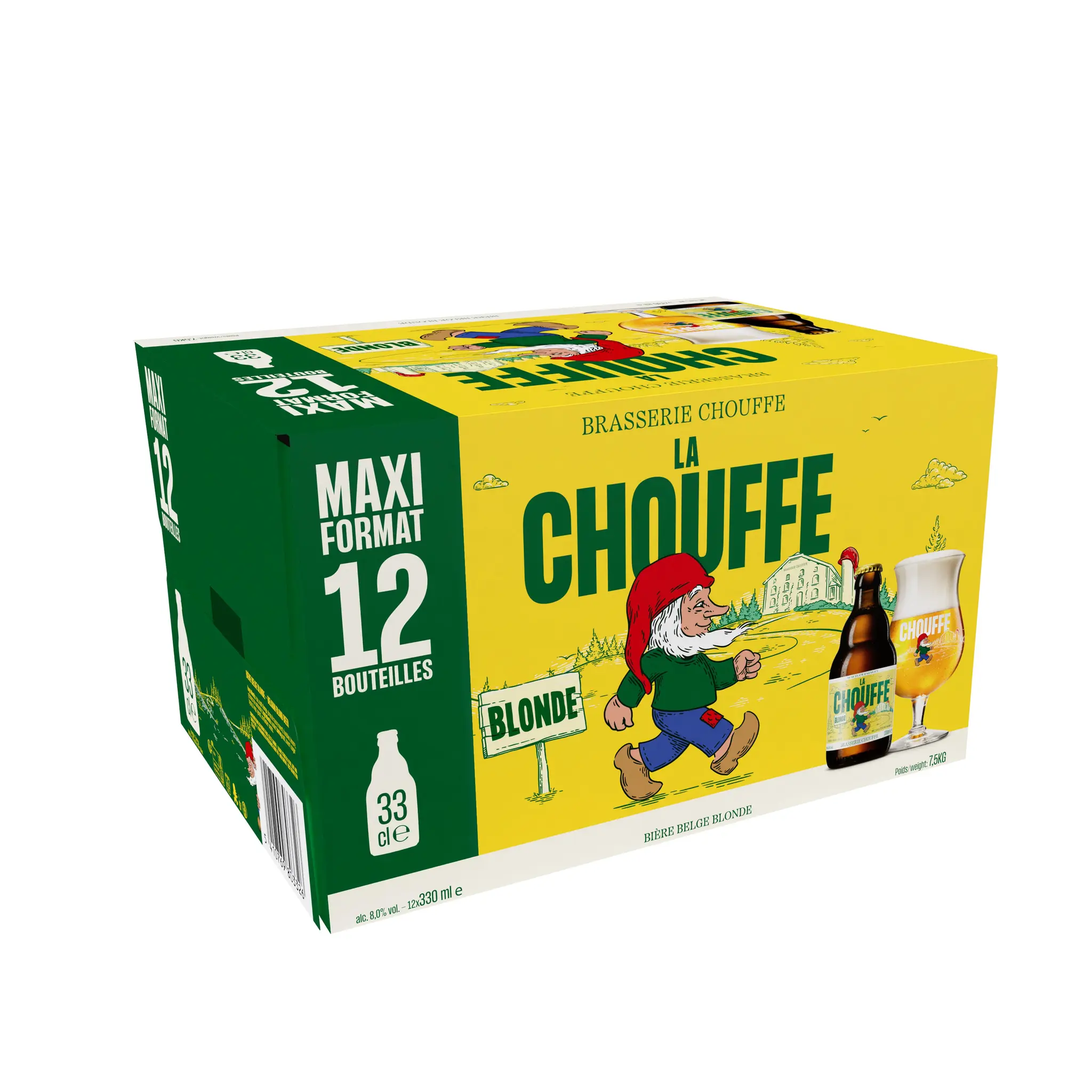 CHOUFFE Bière blonde belge 8%