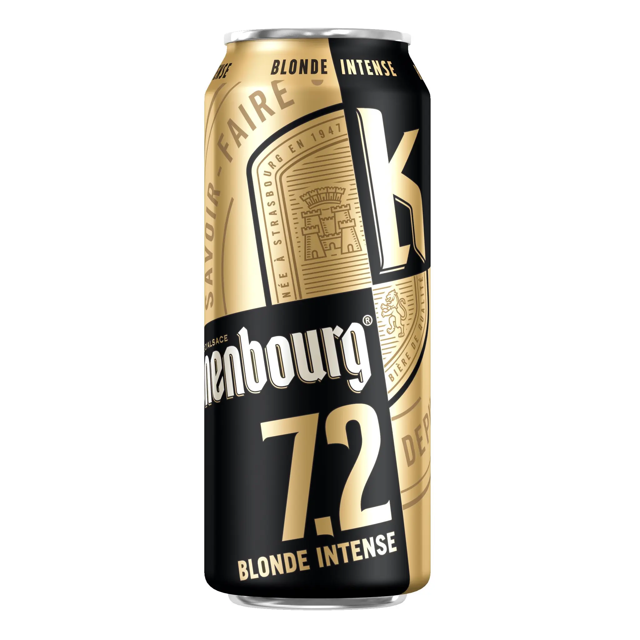 KRONENBOURG Bière blonde 7,2% boîte