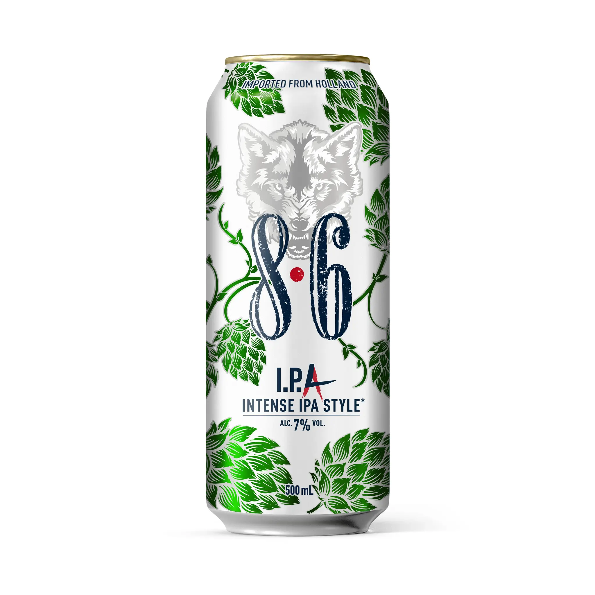 8,6 Bière blonde IPA 7% boîte