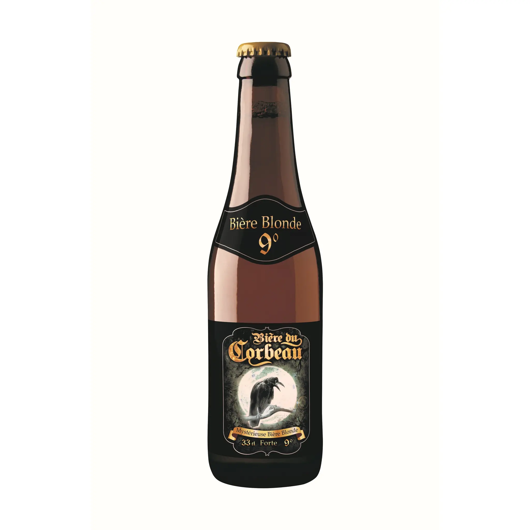 BIERE DU CORBEAU Bière blonde forte 9% bouteille