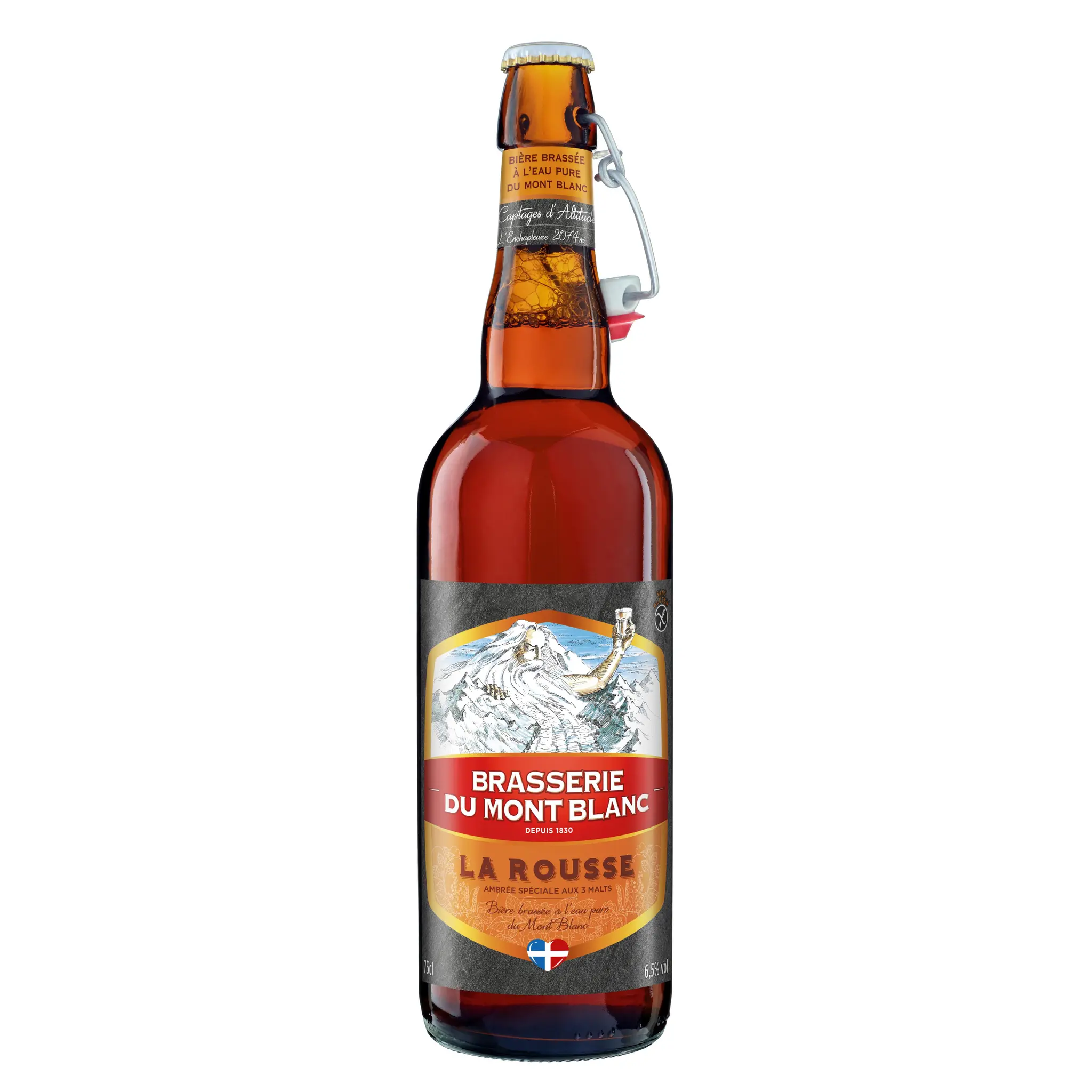 BRASSERIE DU MONT BLANC Bière rousse 6,5%