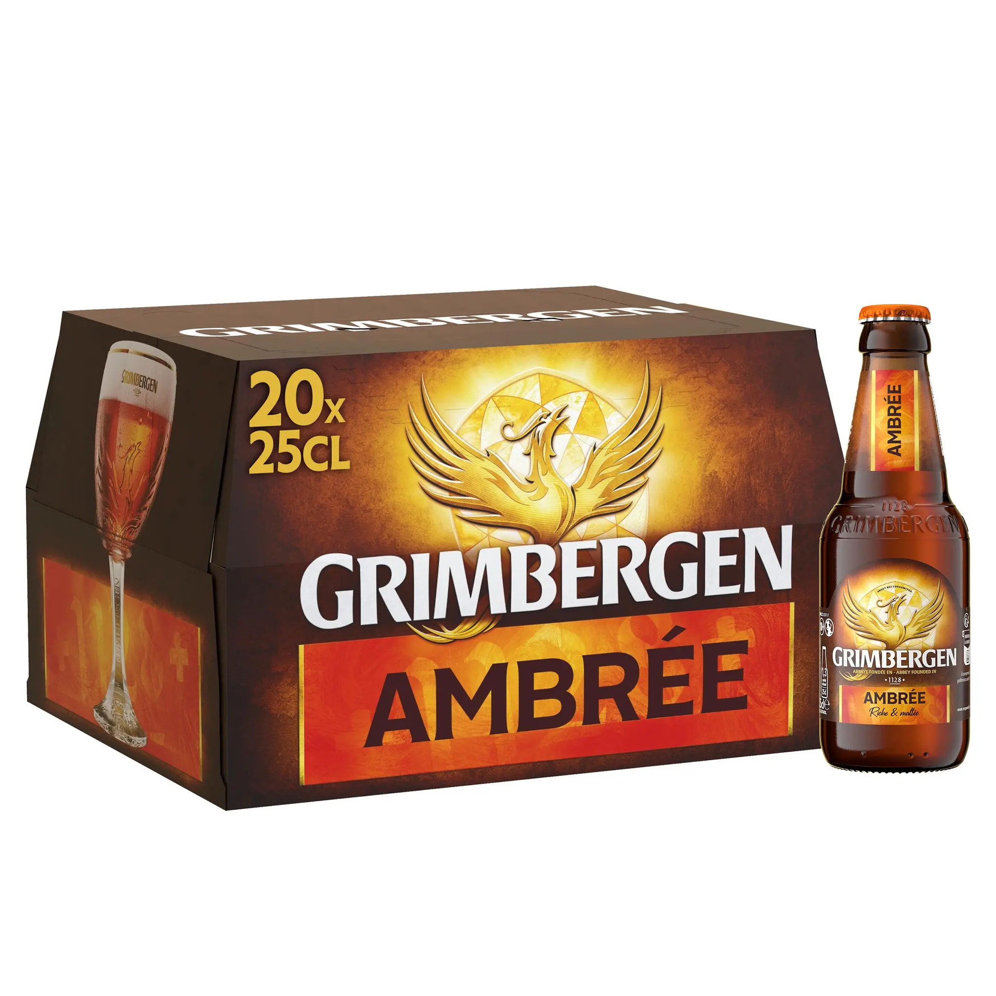 GRIMBERGEN Bière ambrée 6.5% bouteille