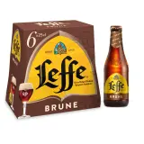 LEFFE Bière brune 6,5% pack bouteilles