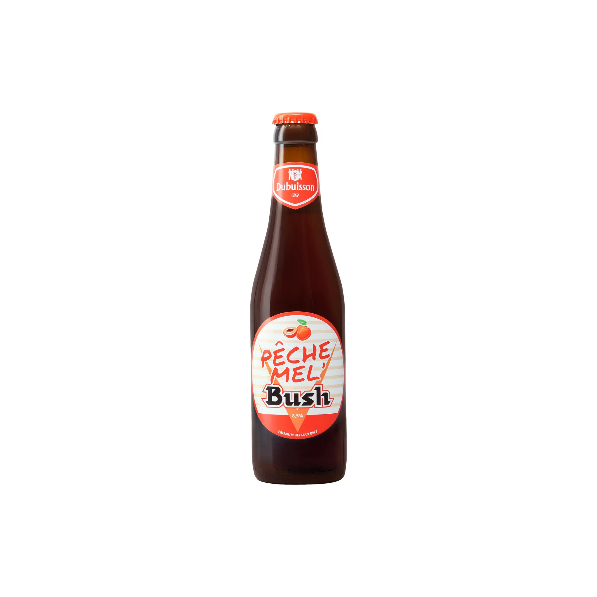 BUSH Bière ambrée aromatisée pêche miel 8,5% bouteille