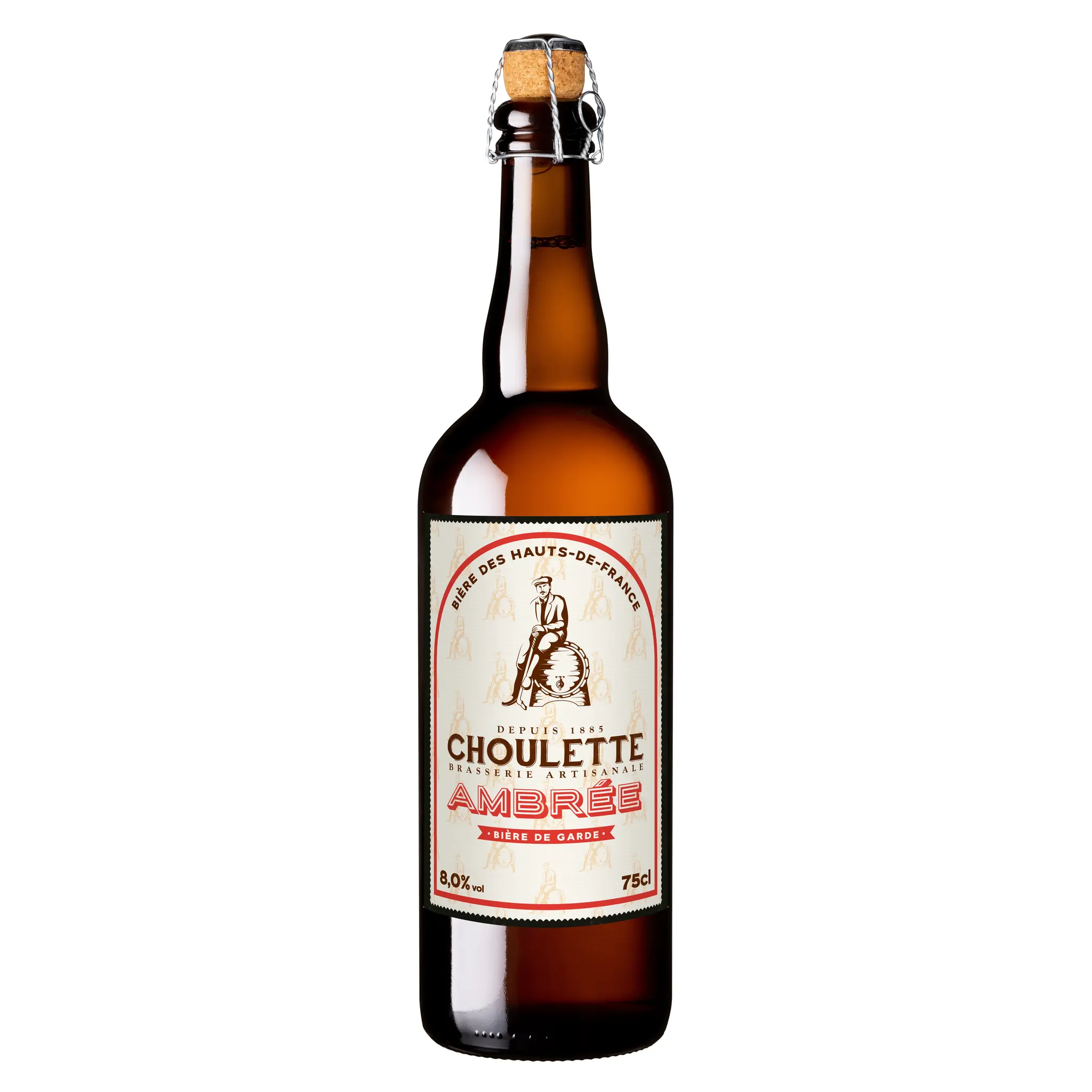 LA CHOULETTE Bière ambrée artisanale 8%