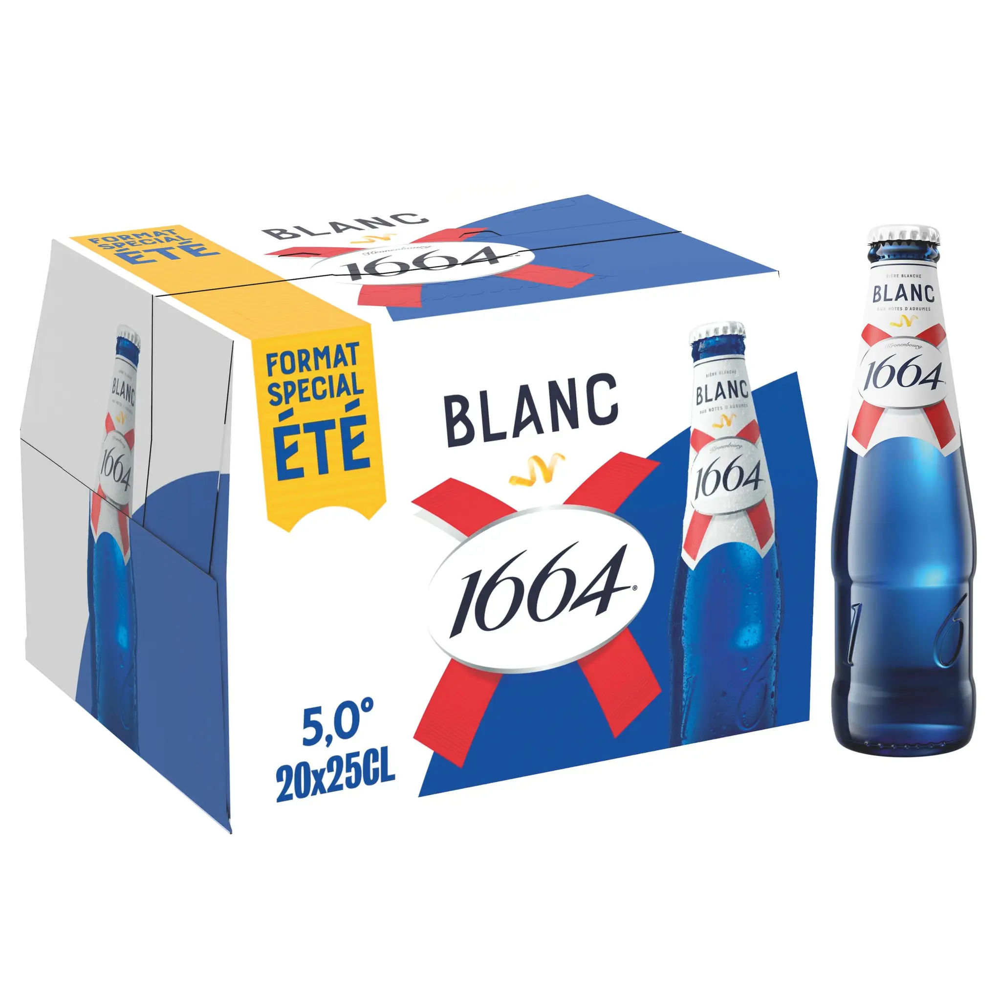 1664 Blanc Bière blanche 5% pack bouteilles
