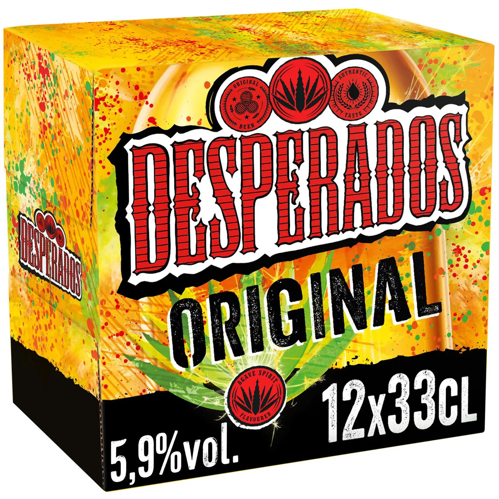 DESPERADOS Bière Original aromatisée tequila 5,9% pack bouteilles
